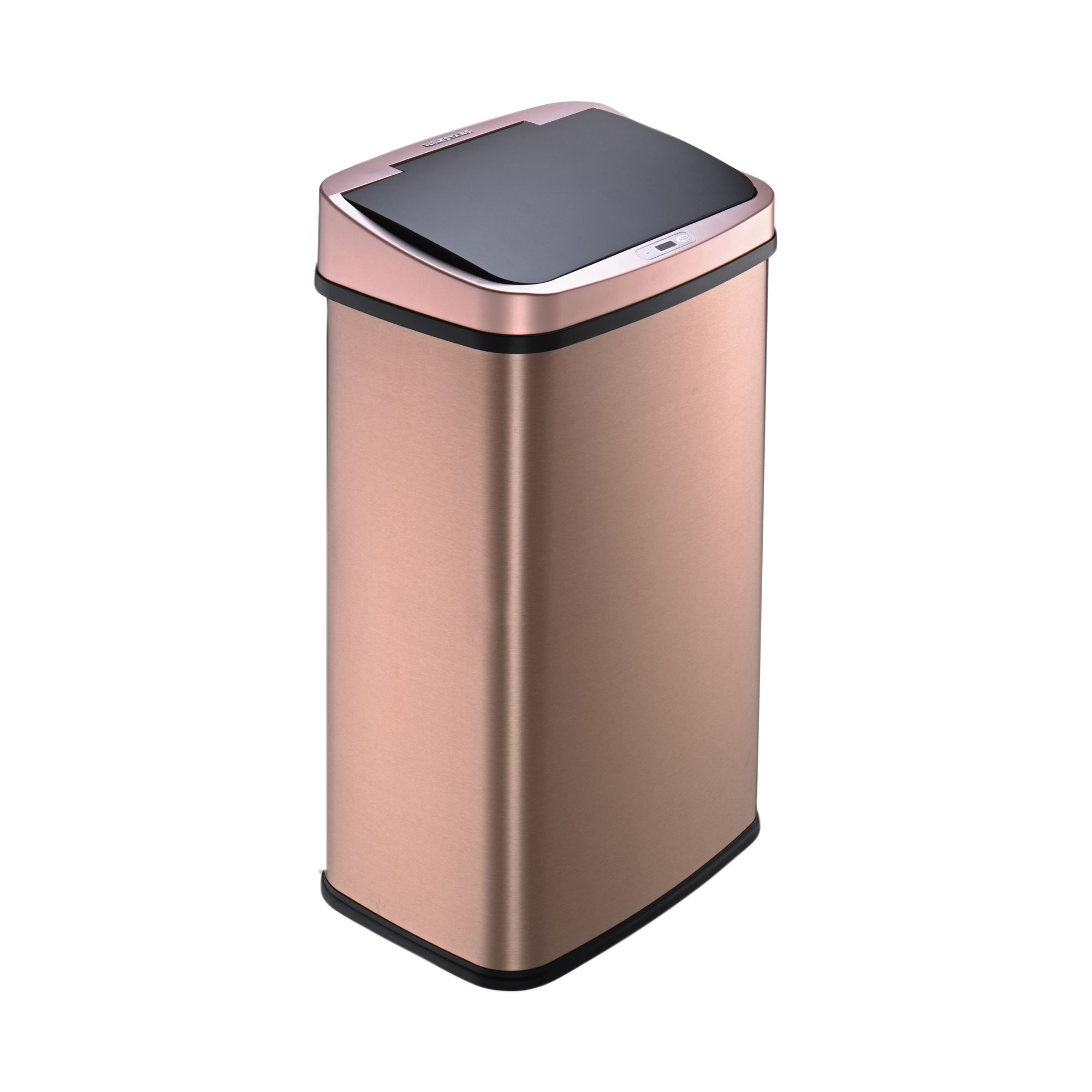 Rebrilliant + Popel Steel 21.1 Gallon Motion Sensor Trash Can