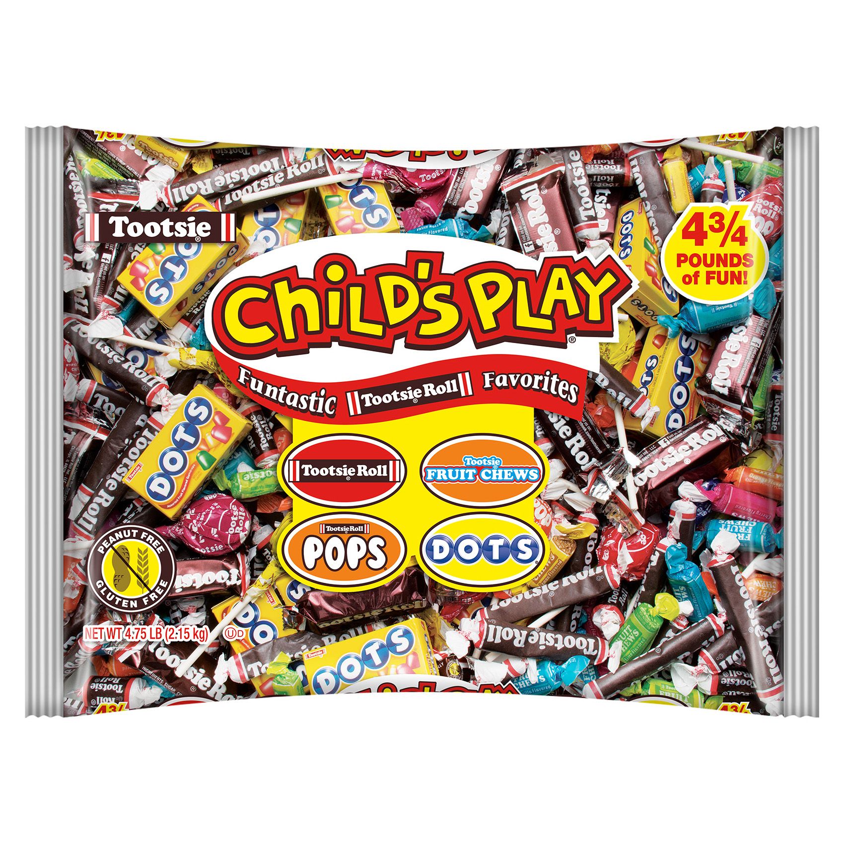 Brach's Kiddie Mix Bag, Lemonhead, Now and Later, Everlasting Gobstopper,  and Chuckles Candy, 330 ct