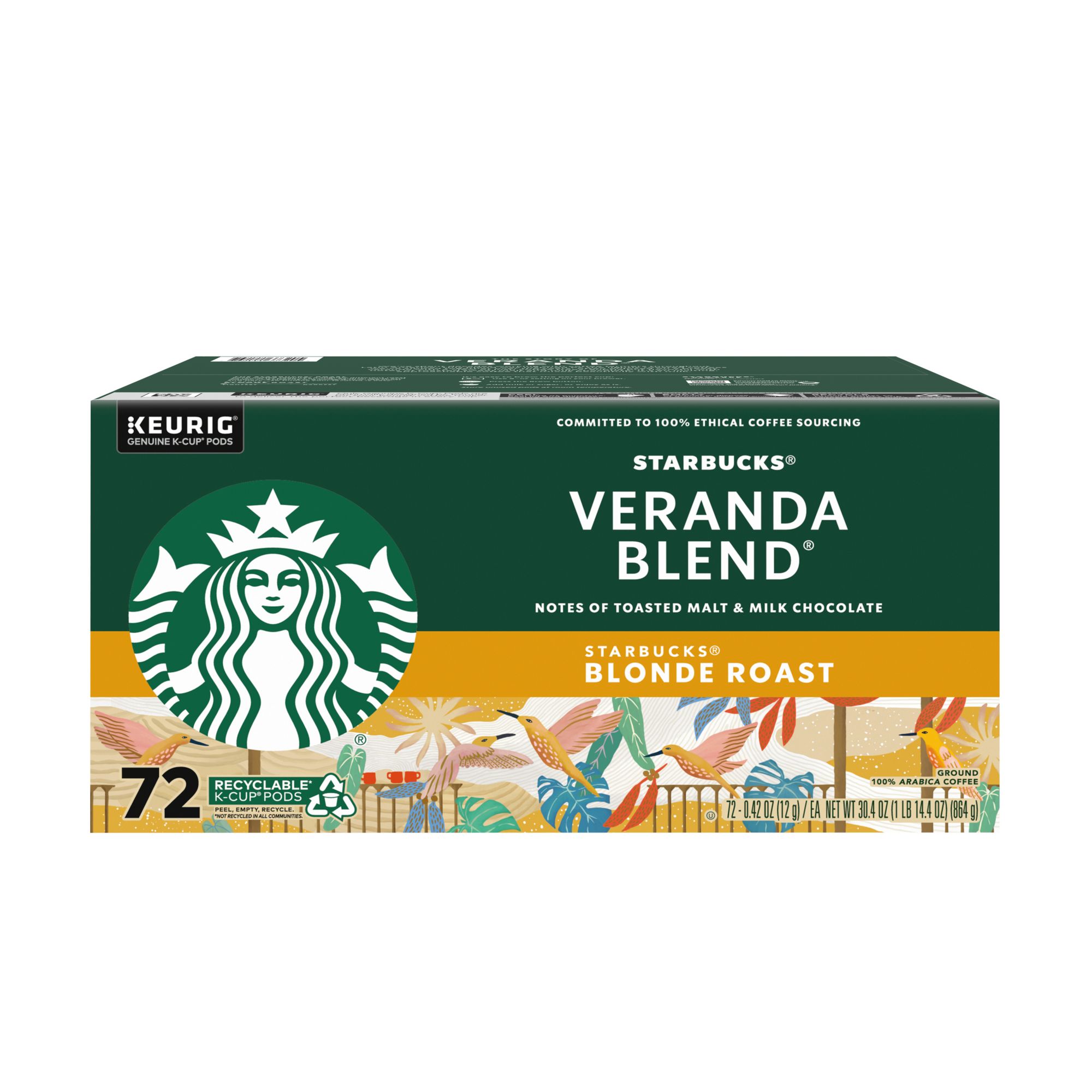 Starbucks Coffee Single Origin Sumatra Dark Roast K-Cup, 72-count