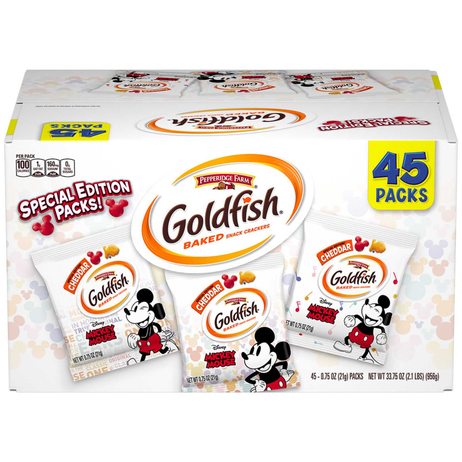 Pepperidge Farm Goldfish Special Edition Disney Mickey Mouse