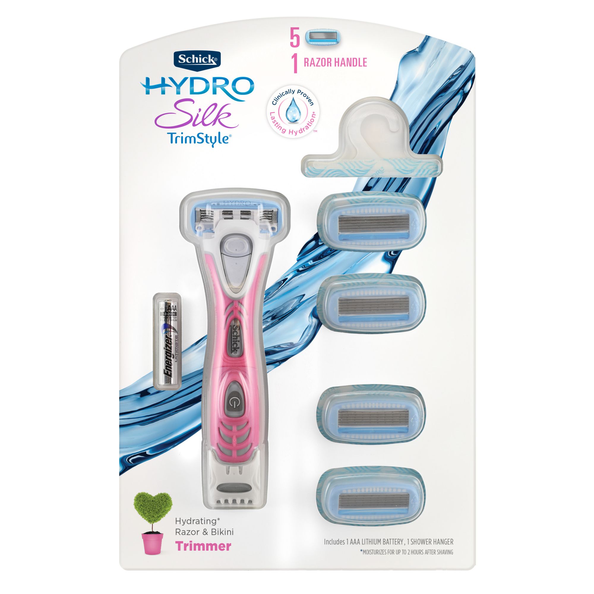 schick hydro silk 5 trimstyle women's razor refill