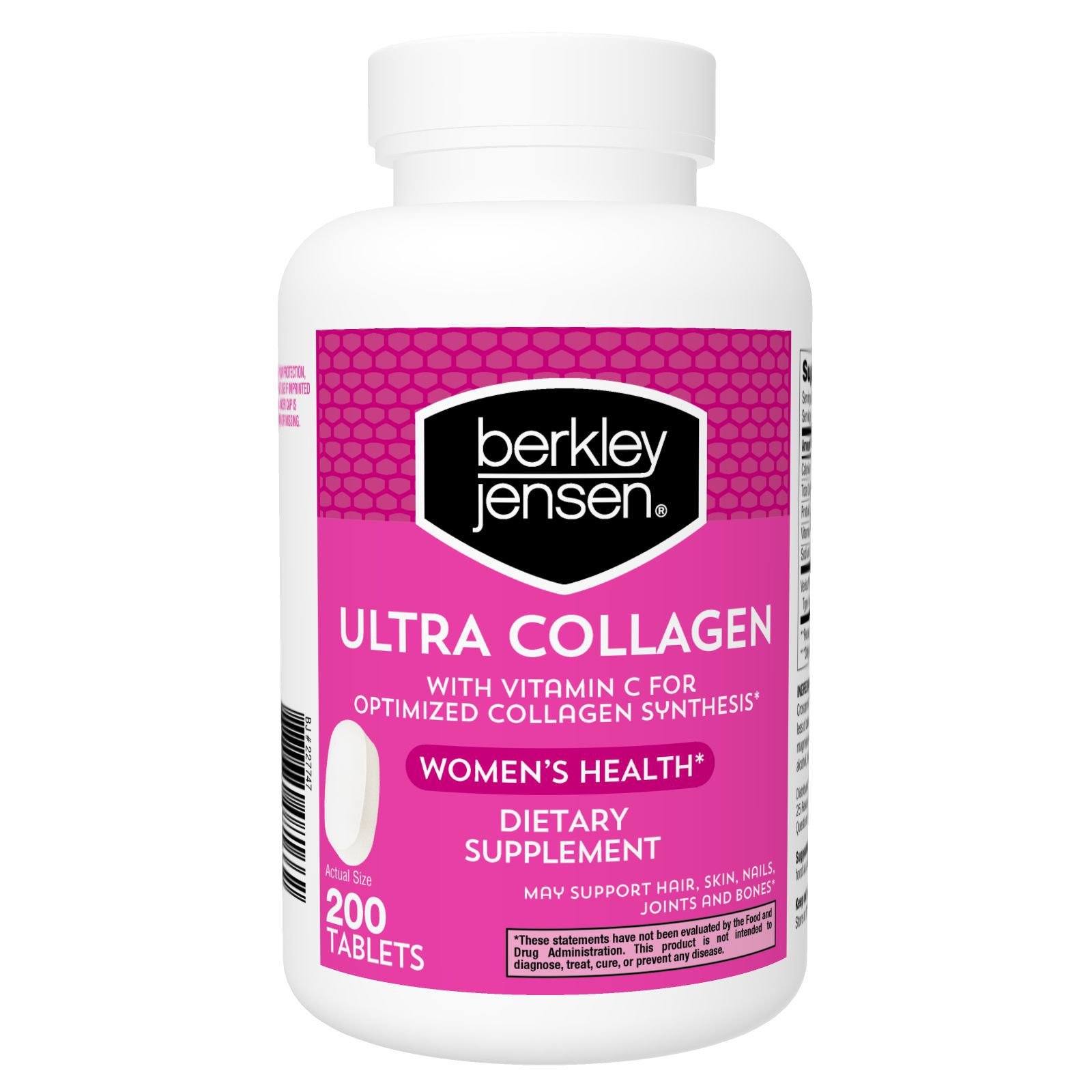 Berkley Jensen Ultra Collagen Tablets 200 Ct Bjs Wholesale Club