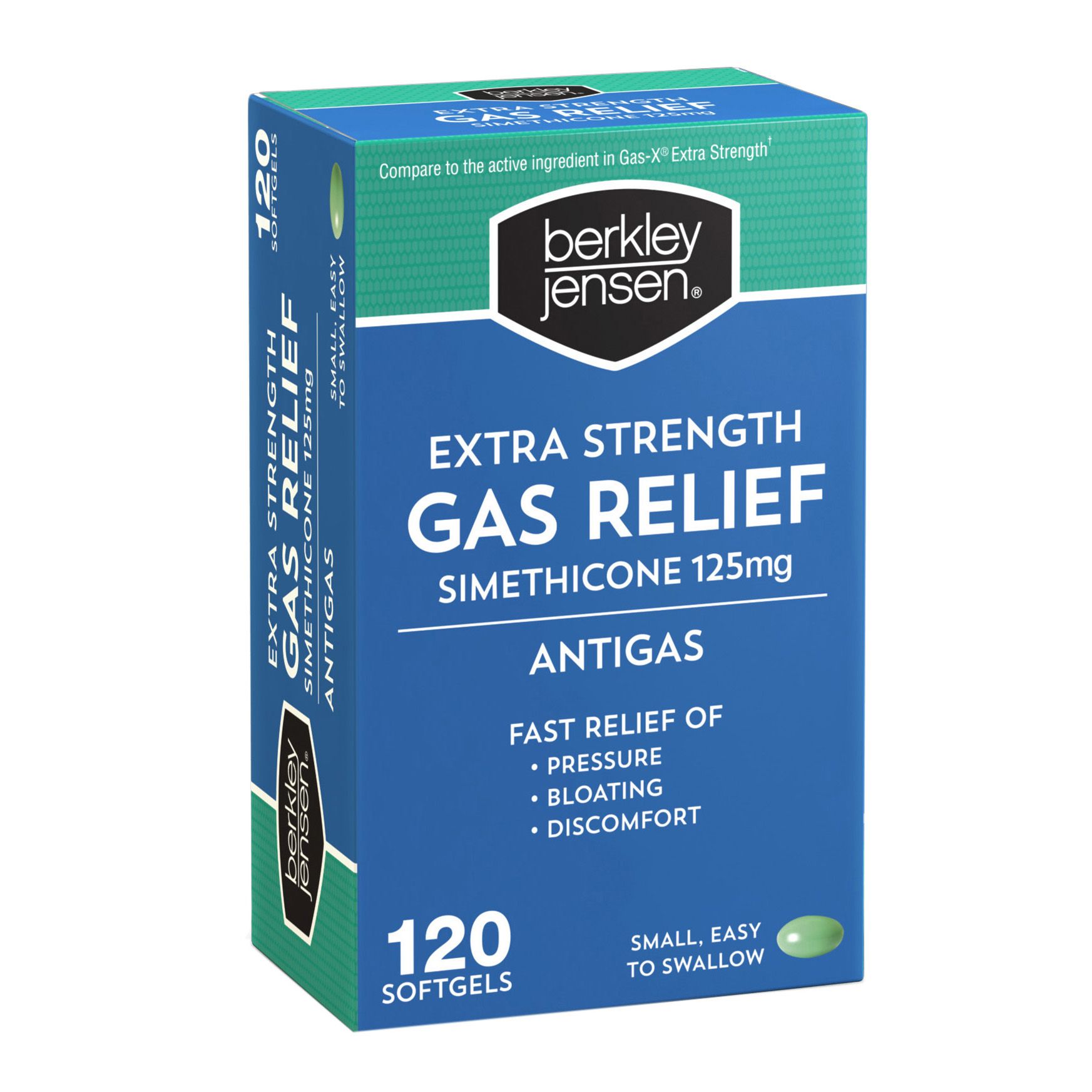 Berkley Jensen Extra Strength Gas Relief Softgels 120 Ct Bjs Wholesale Club