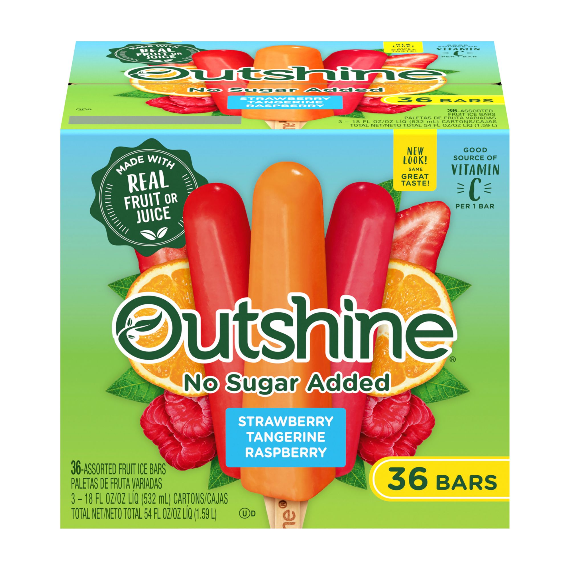 Outshine Fruit Bars Variety Pack, 36 ct.