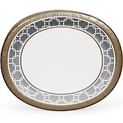 Artstyle Lines and Loops Oval Paper Platters, 35 ct.