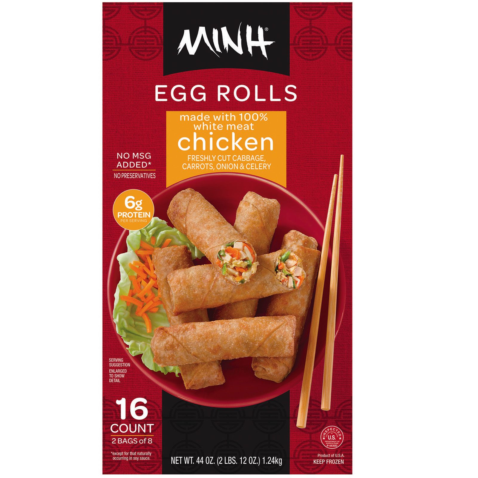 Minh Chicken Egg Rolls, 16 ct.