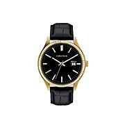 Caravelle Designed By Bulova Men's Gold-Tone Dress Watch