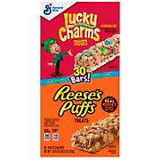 Lucky Charms and Reese's Puffs Treat Bars, 30 ct.