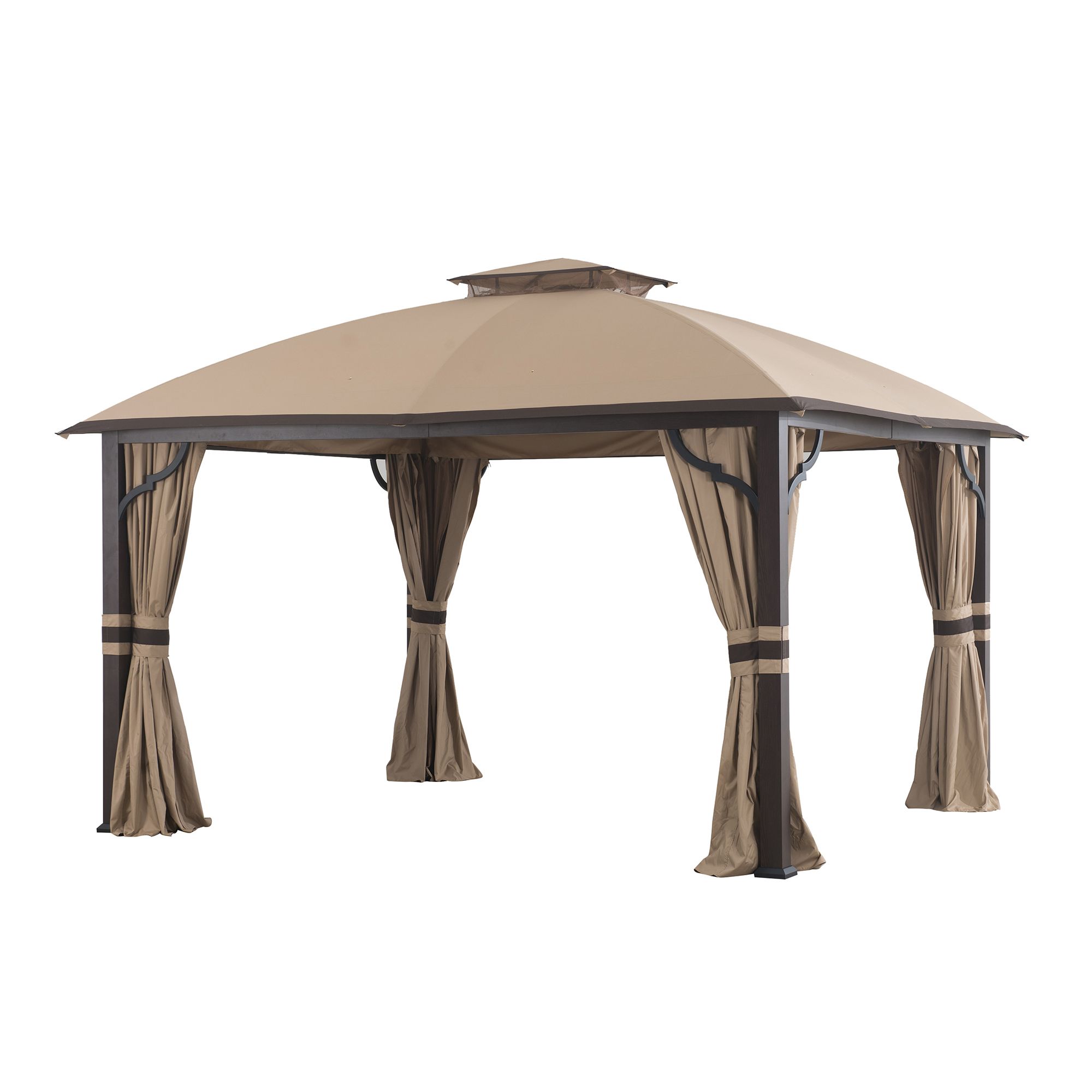 Berkley Jensen 12 X 10 Fabric Top Gazebo Bjs Wholesale Club