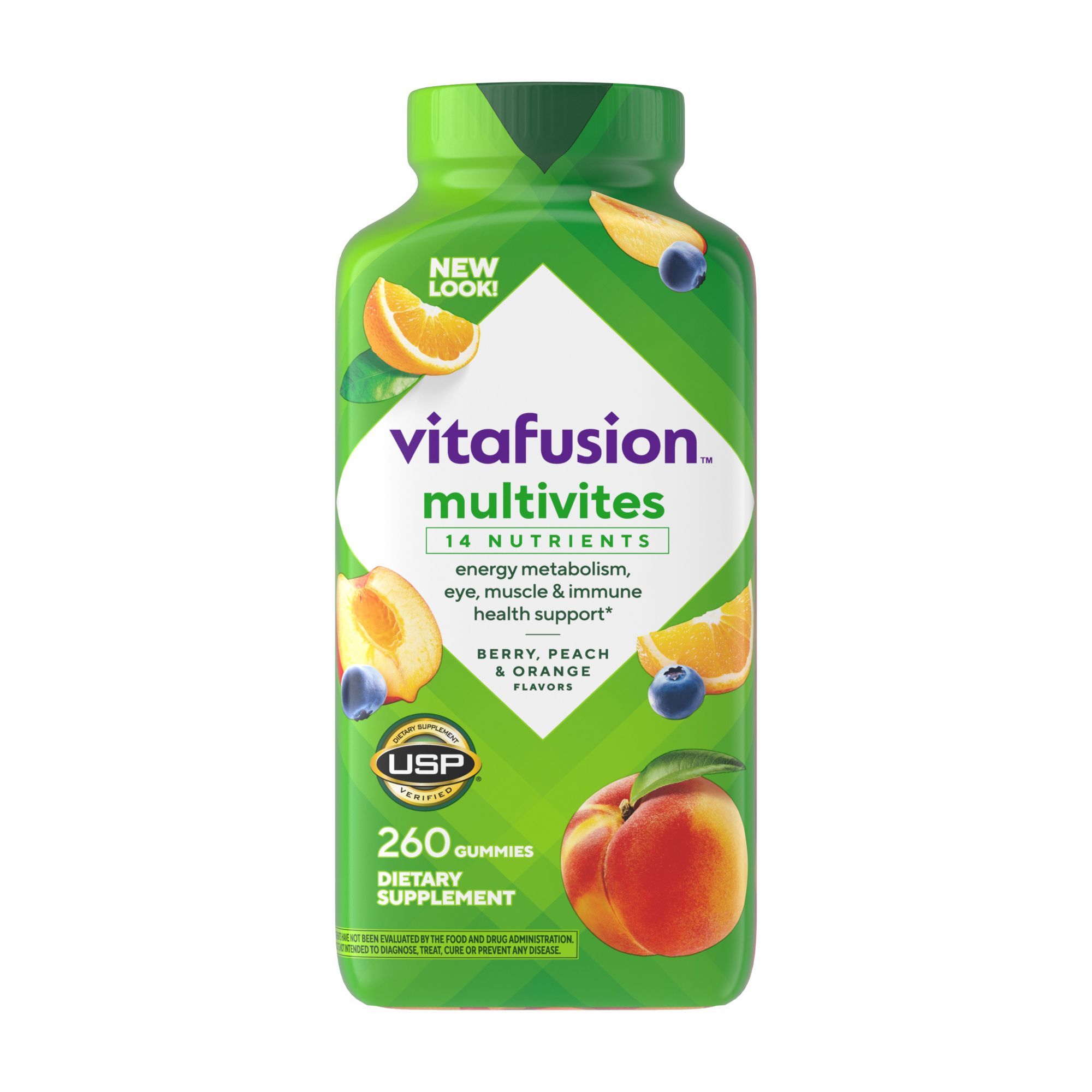 Vitafusion MultiVites Chewable Gummy Multivitamin Dietary Supplement, 260 ct.