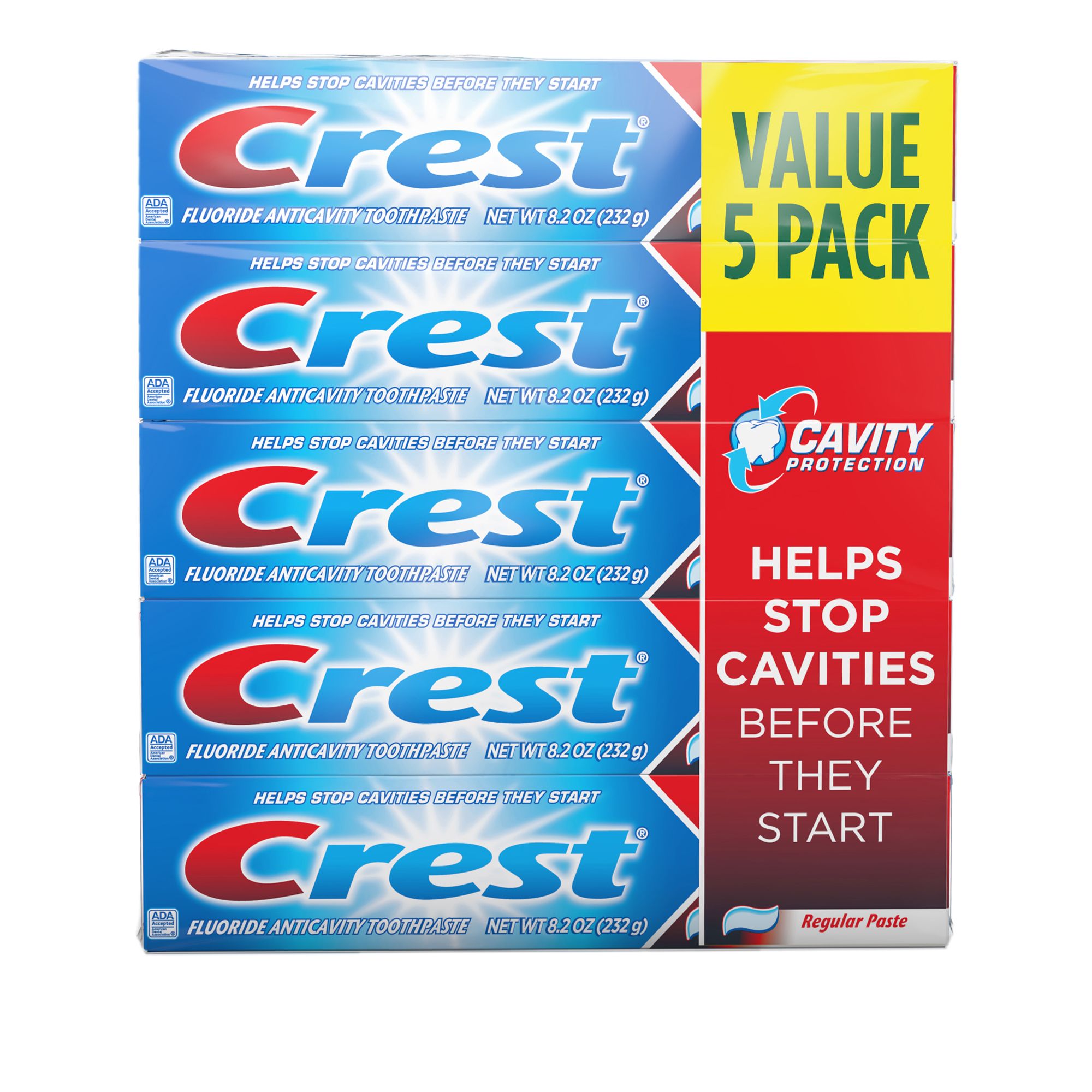 Crest Cavity Protection Toothpaste, 5 pk./8.2 oz.