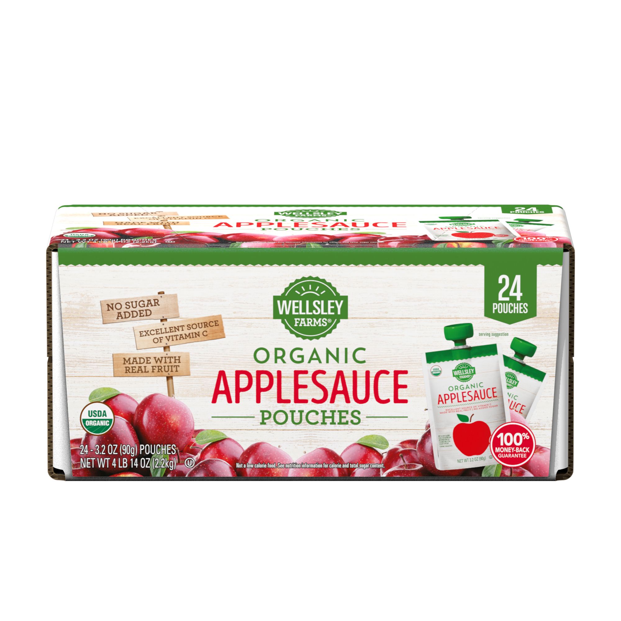 Mott's No Sugar Added Applesauce Pack, 36 pk./3.9 oz.