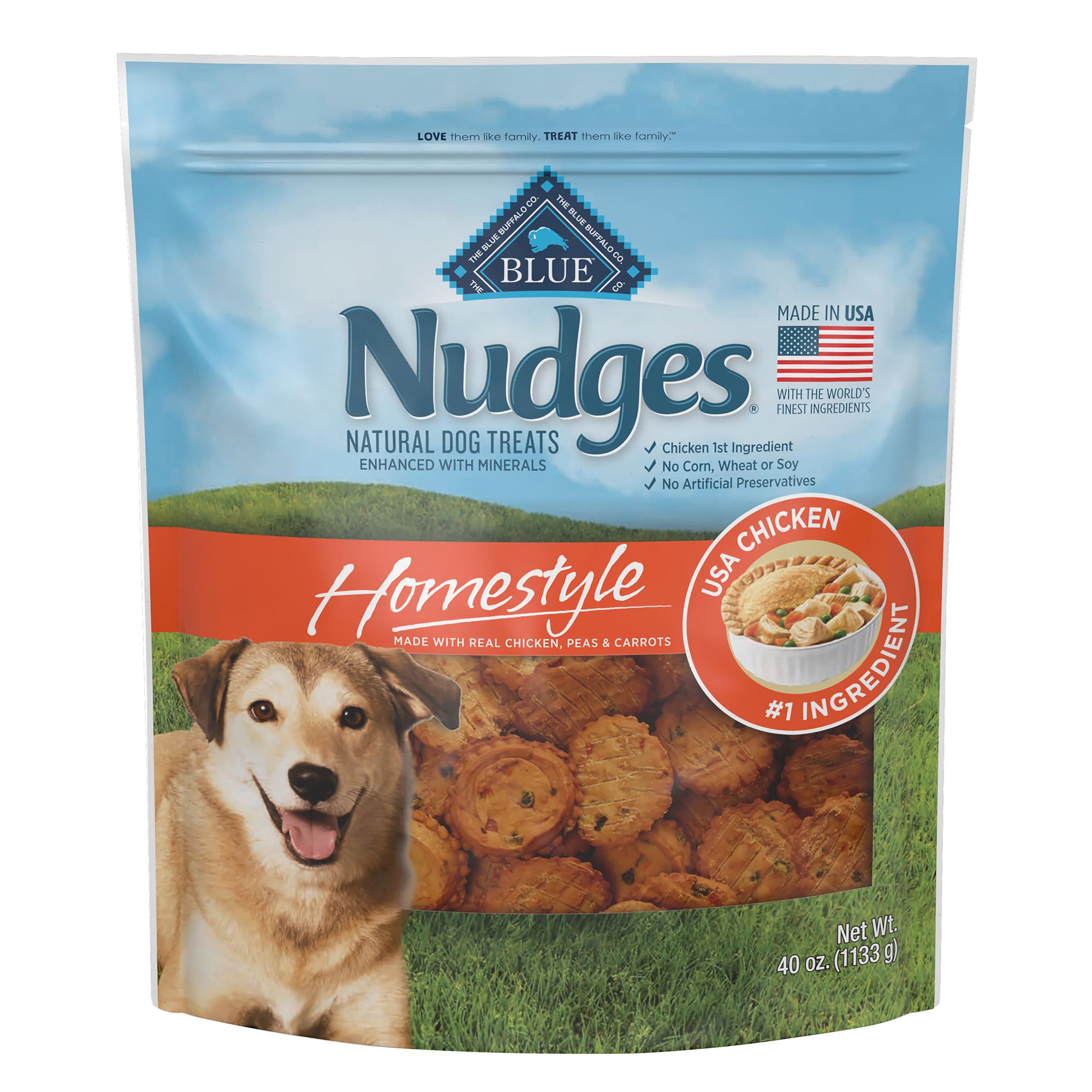 Nudges Homestyle Pot Pie Dog Treats, 40 oz. - BJs WholeSale Club
