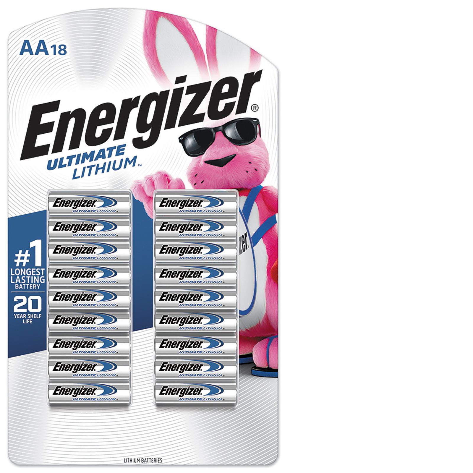 Energizer Ultimate Lithium AA Batteries (18 Pack) - Sam's Club