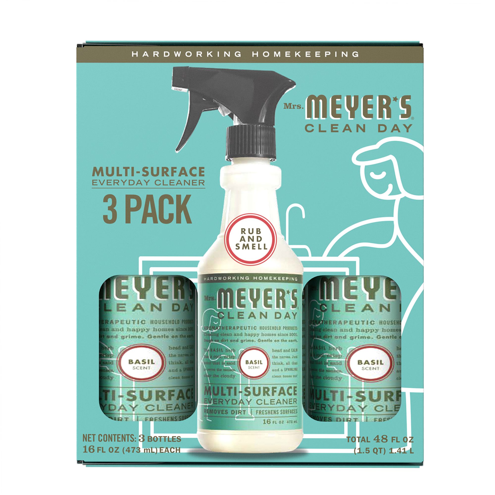 Mrs Meyers Clean Day Multi Surface Cleaner 3 Pk Bjs Wholesale Club