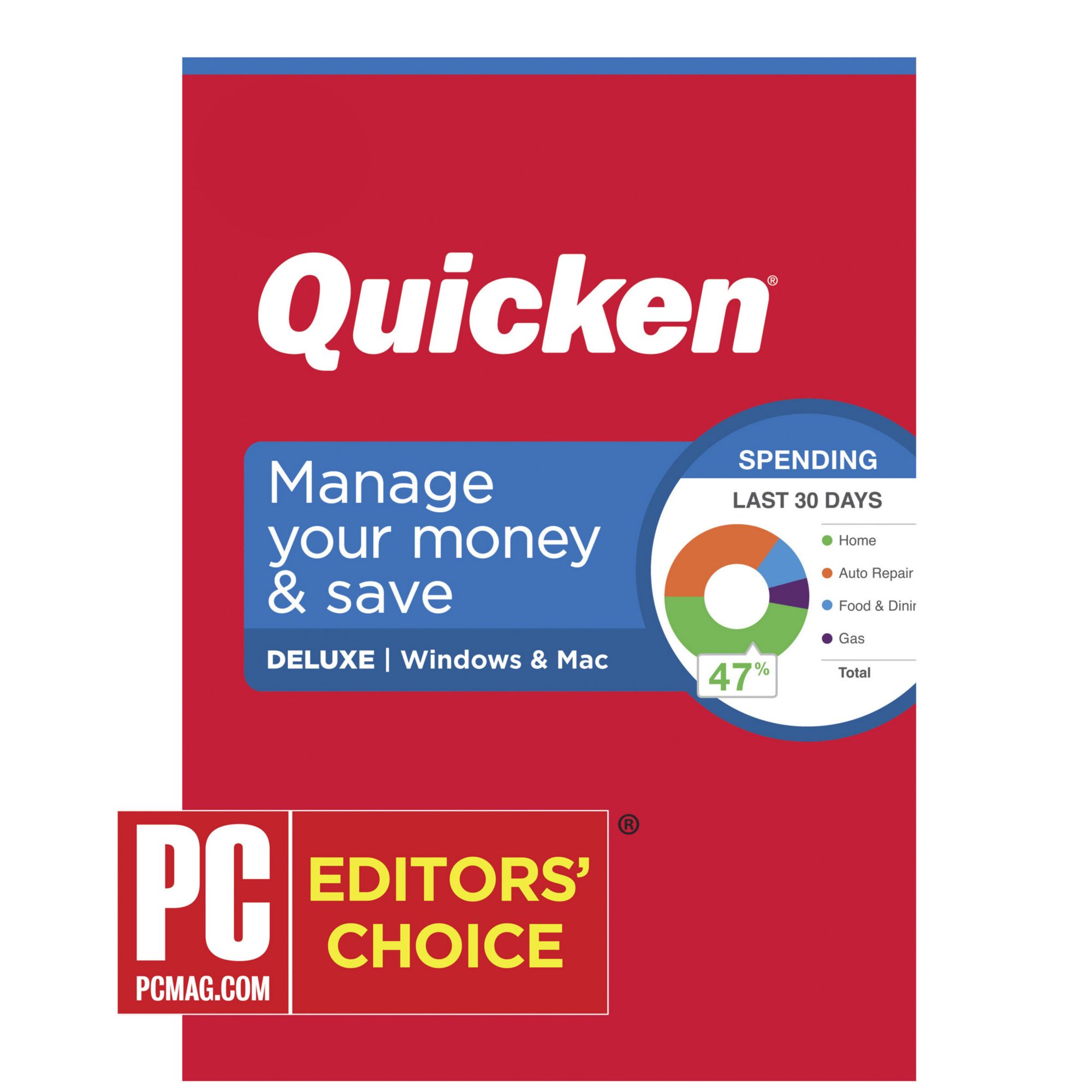 Quicken Deluxe 2020, 1 Year