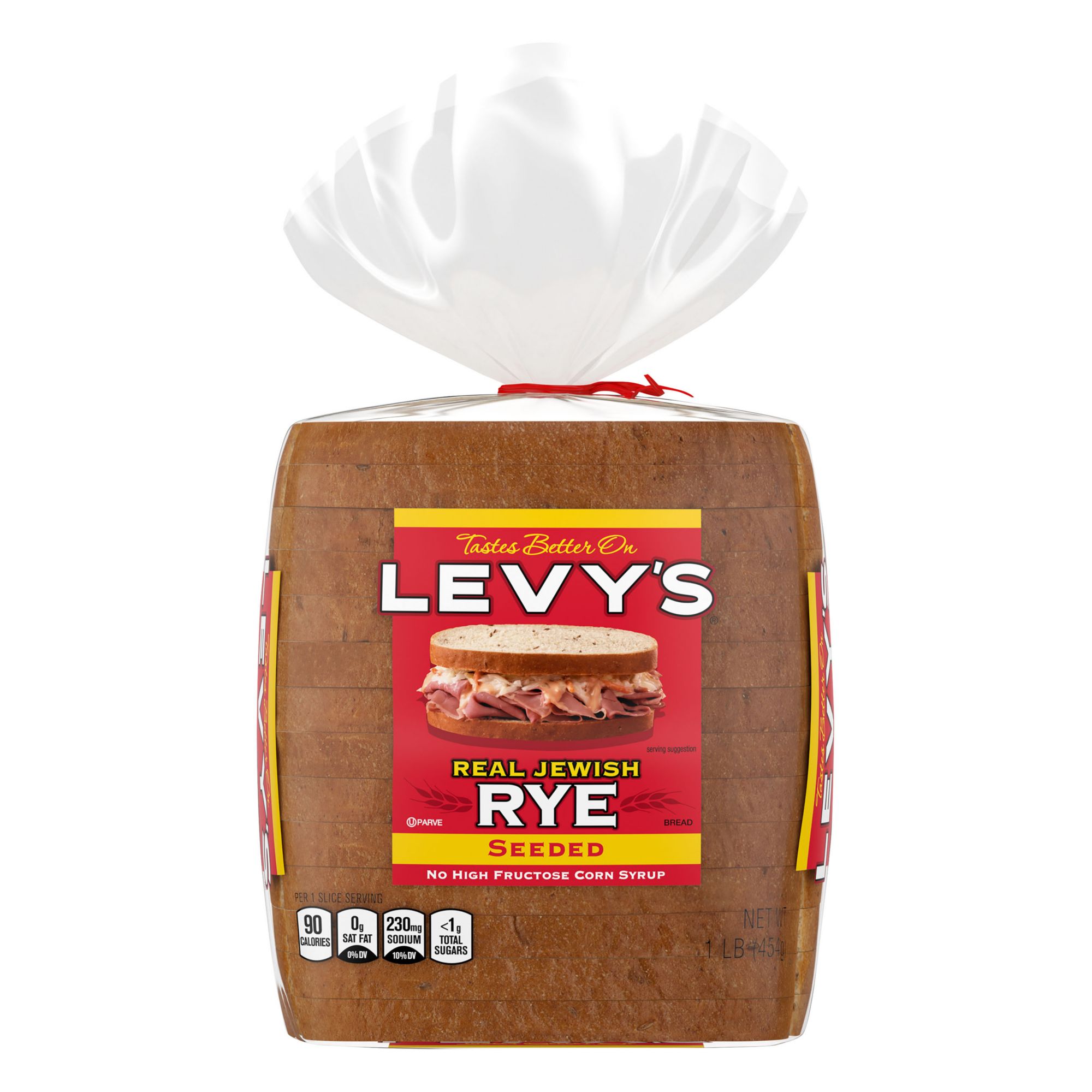 Levy's Hearty Seeded Rye Bread, 16 oz.