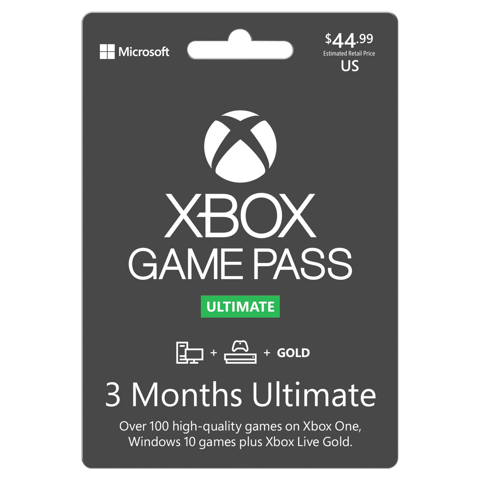 Xbox Game Pass Ultimate: 3 Month Membership - Physical Card with Microfiber  Cleaning Cloth