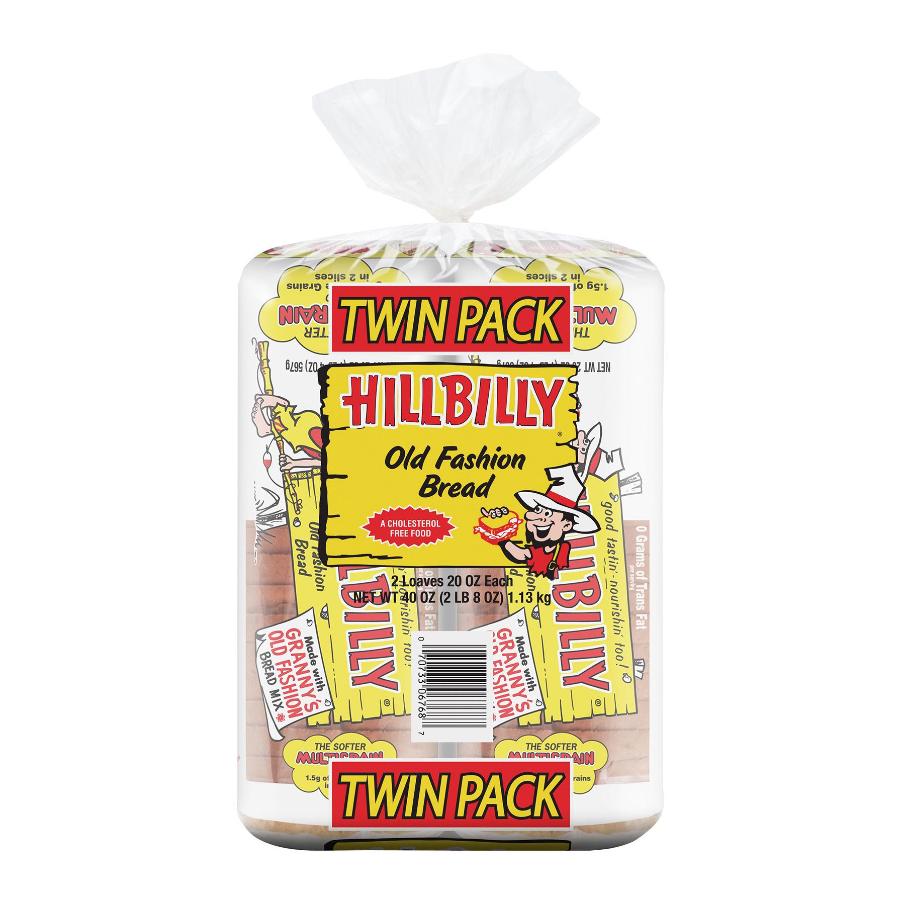Hillbilly Old Fashion Bread Twin Pack, 40 oz.