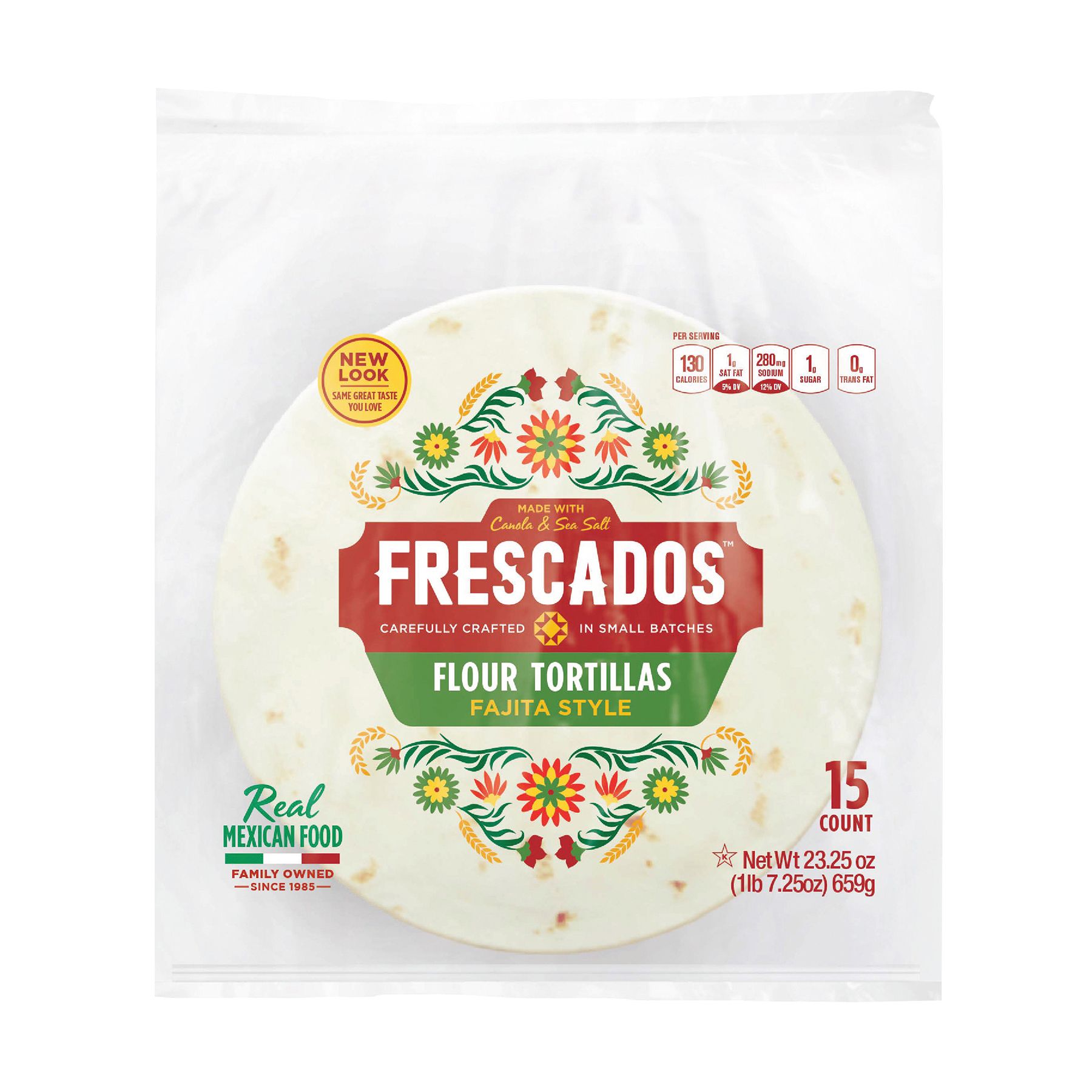 Frescados 7&quot; Fajita Style Tortillas, 15 ct.