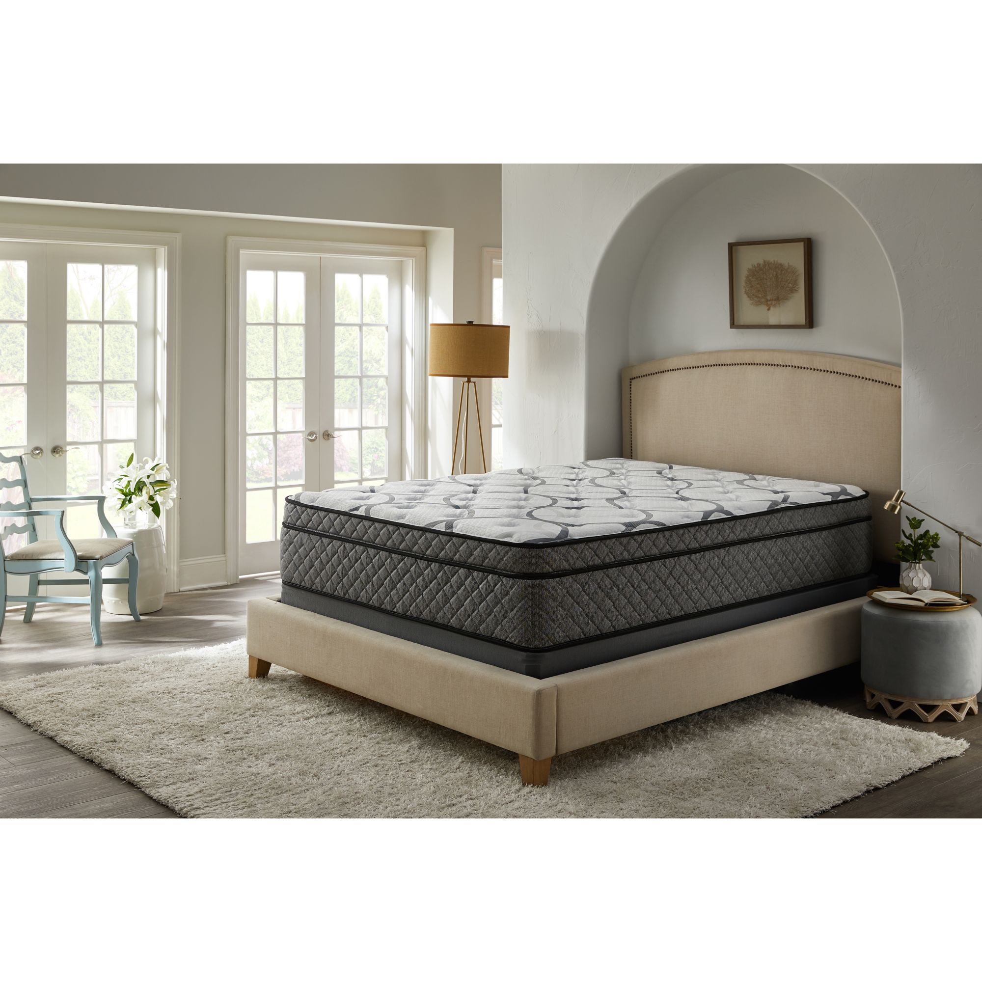 Berkley jensen twin euro pillow shop top ultimate comfort innerspring mattress