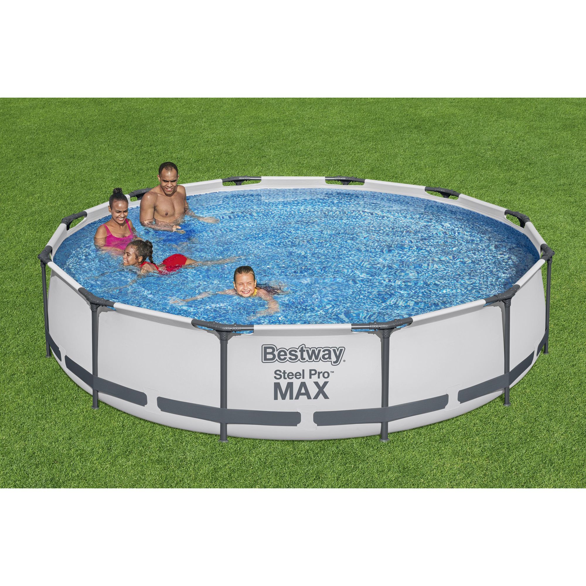 Bestway Steel Pro MAX 12' x 30&quot; Round Above Ground Pool Set