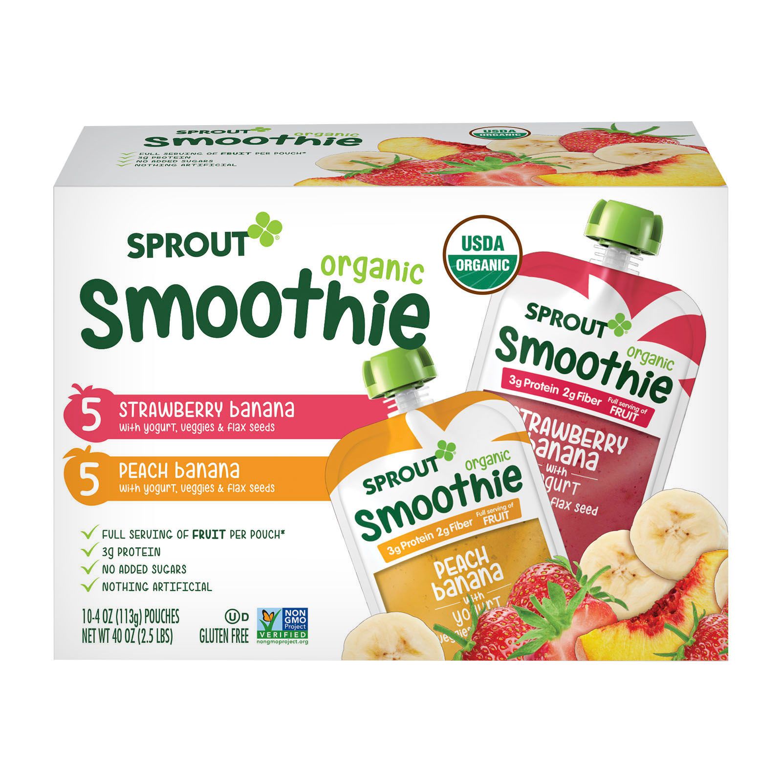 Sprout Organic Toddler Smoothies Variety Pack, 10 Ct. | BJ's