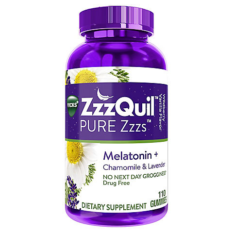 Can You Take Zzzquil While Pregnant Vicks Zzzquil Pure Zzzs Sleep Aid Gummies 110 Ct Bjs Wholesale Club