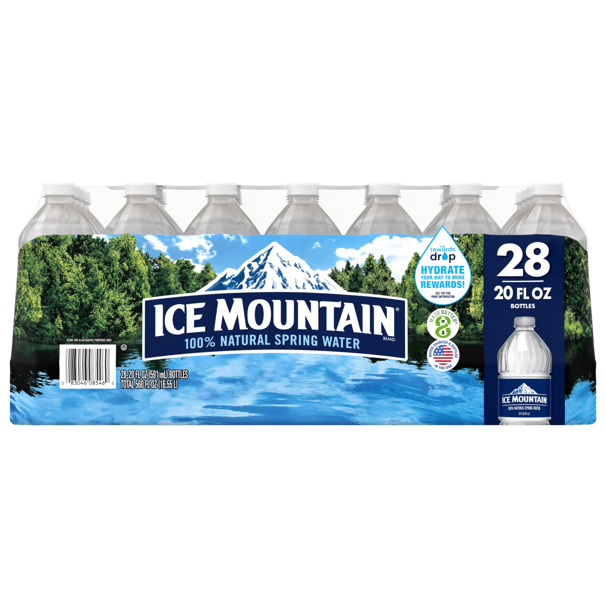 Ice Mountain Natural Spring Water, 28 pk./20 oz.