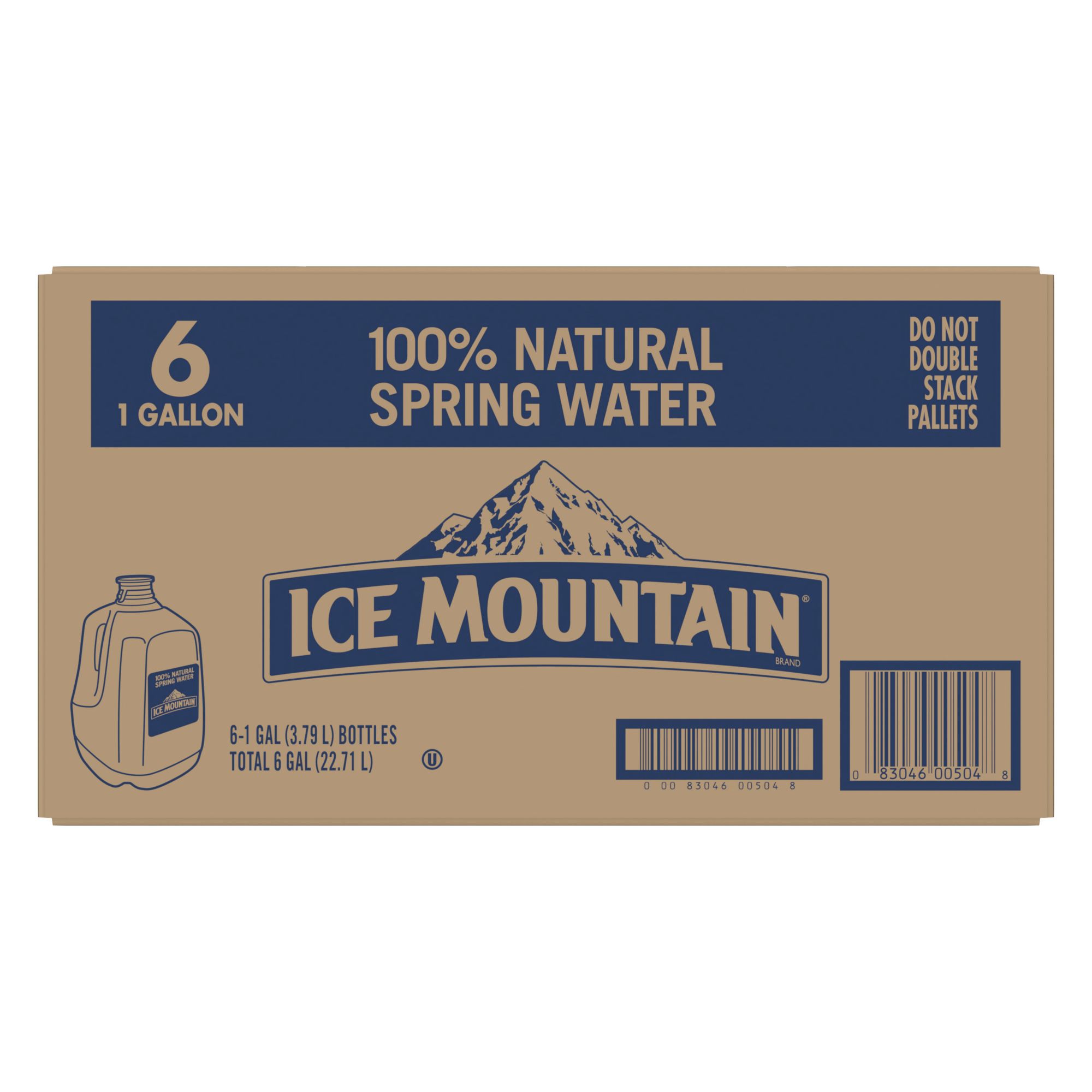 8 Ounce Bottled Water  Ice Mountain® Brand 100% Natural Spring Water