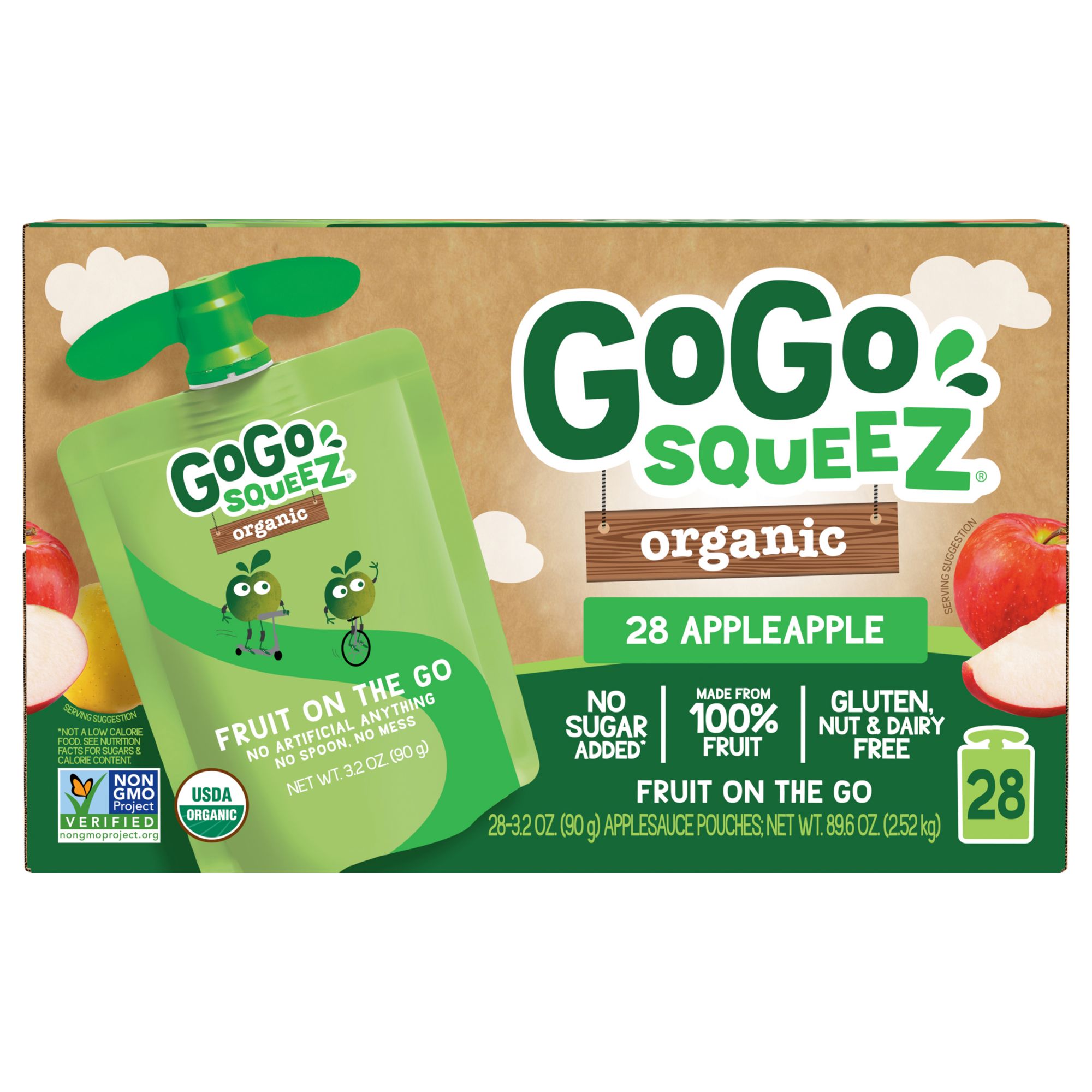 GoGo Squeez Applesauce, 28 ct.