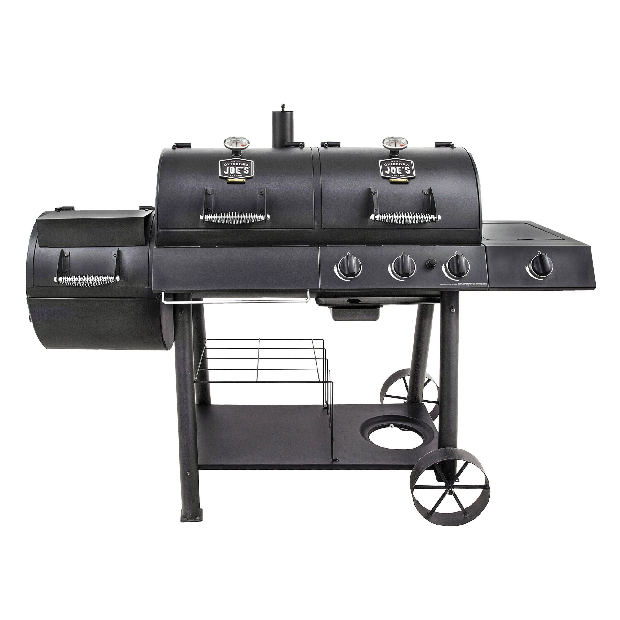 Oklahoma Joe's Longhorn Combo Charcoal/Gas Smoker and Grill