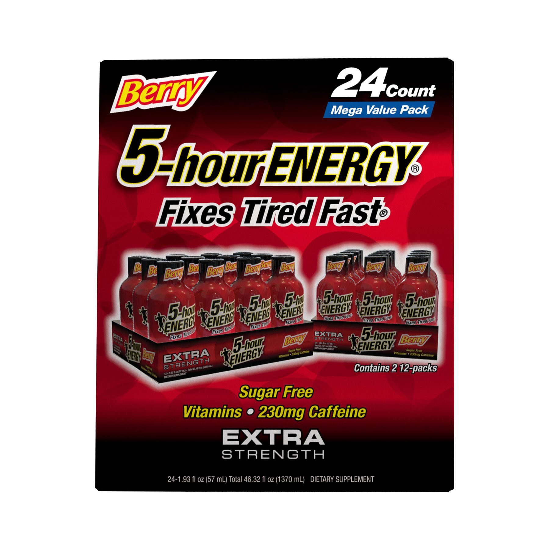 5-Hour Energy Shot Extra Strength - Berry, 24 pk./1.93 oz.