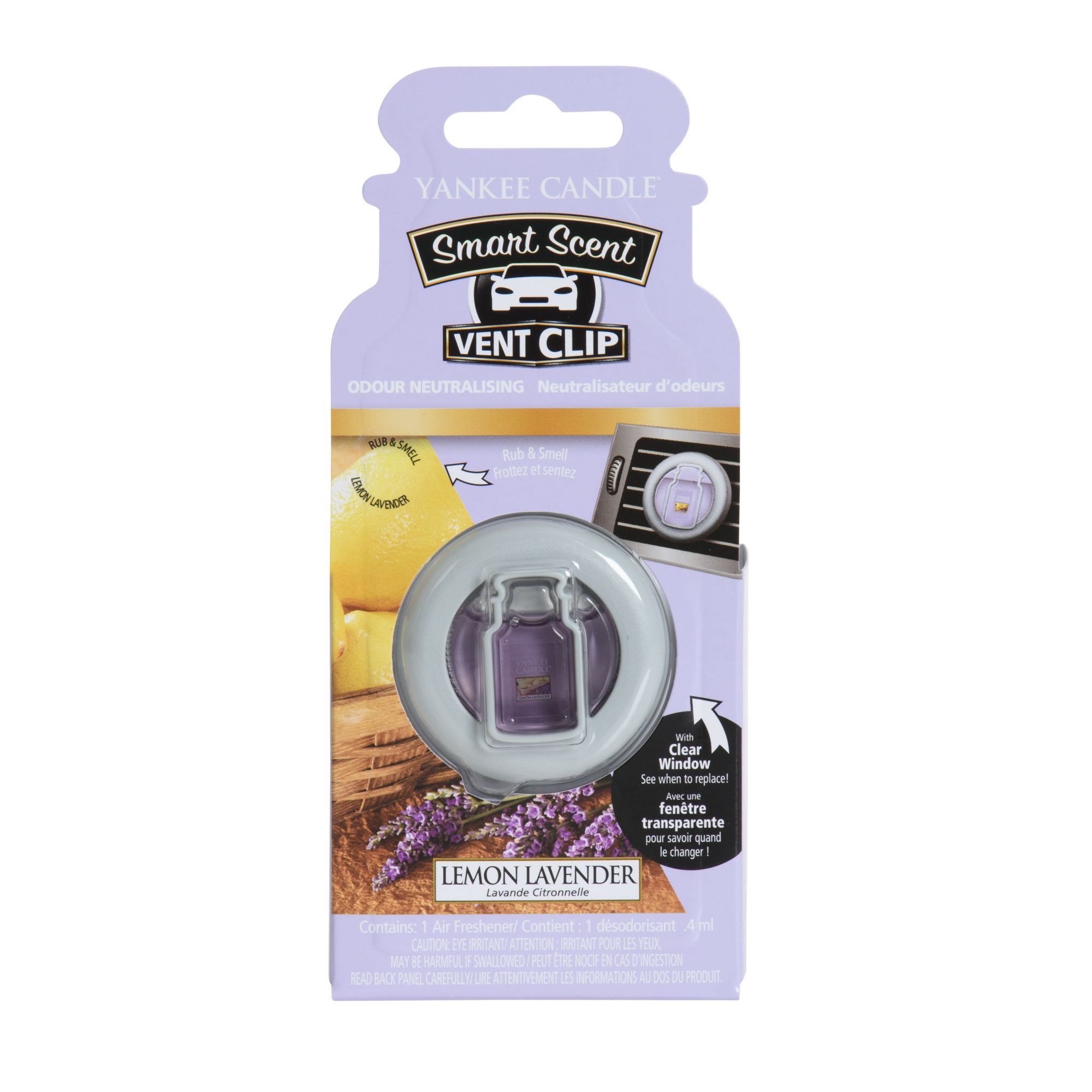 Yankee Candle Smart Scent Vent Clip - Lemon Lavender