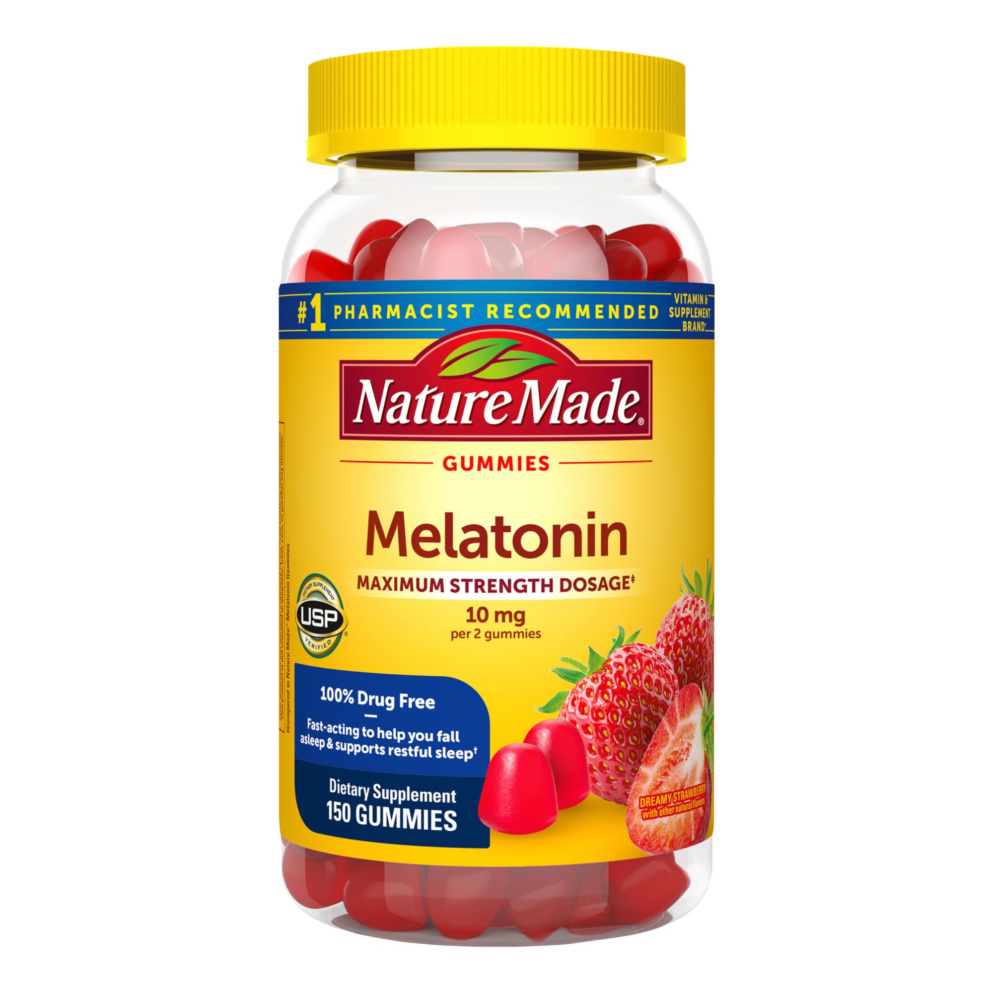 Nature Made Melatonin 10mg Gummies, 150 ct.