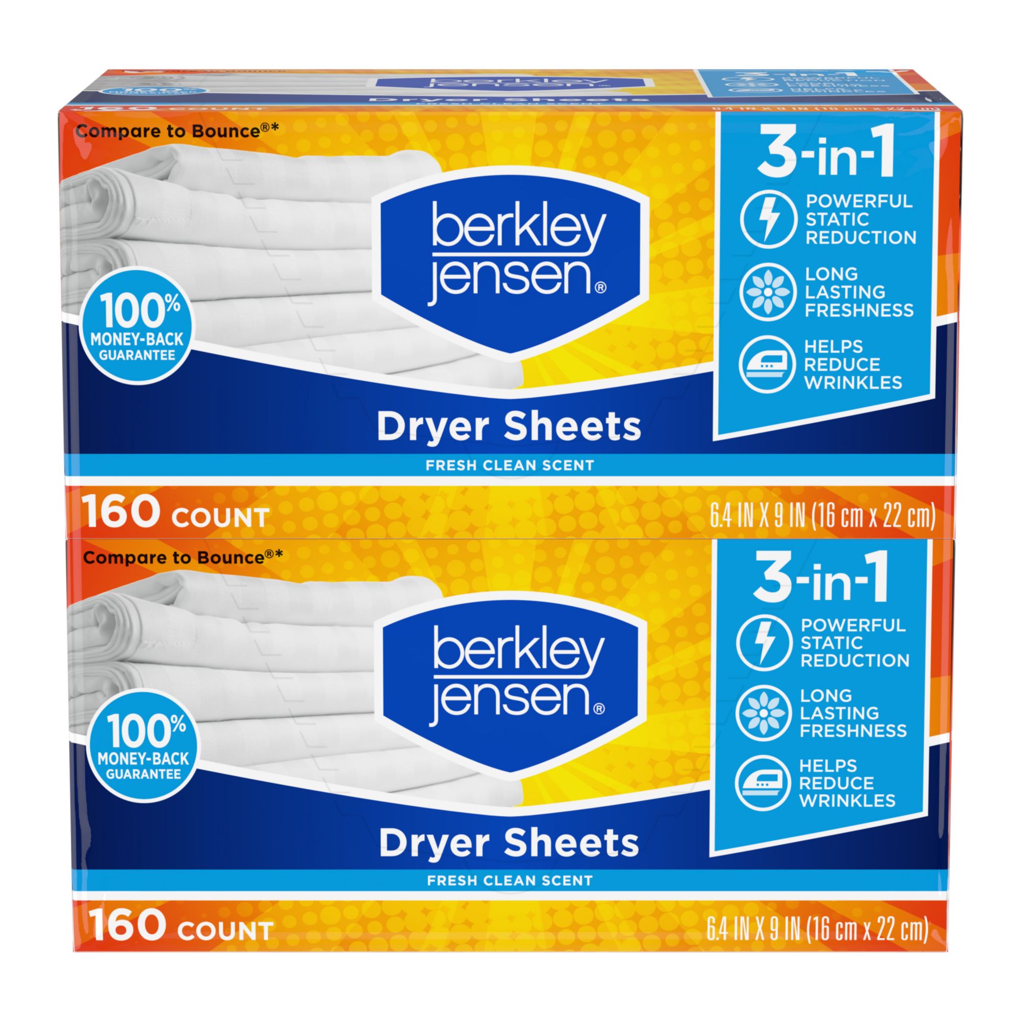 Great Value Dryer Sheets, Laundry Fresh - 160 count