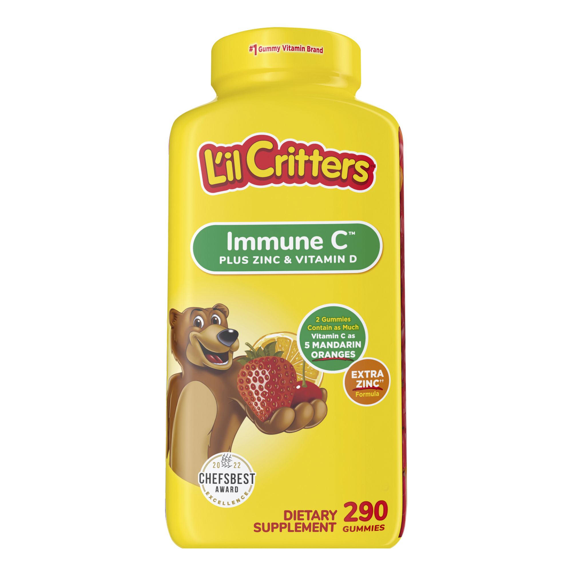 L'il Critters Immune C Gummy Vitamins, 290 ct.