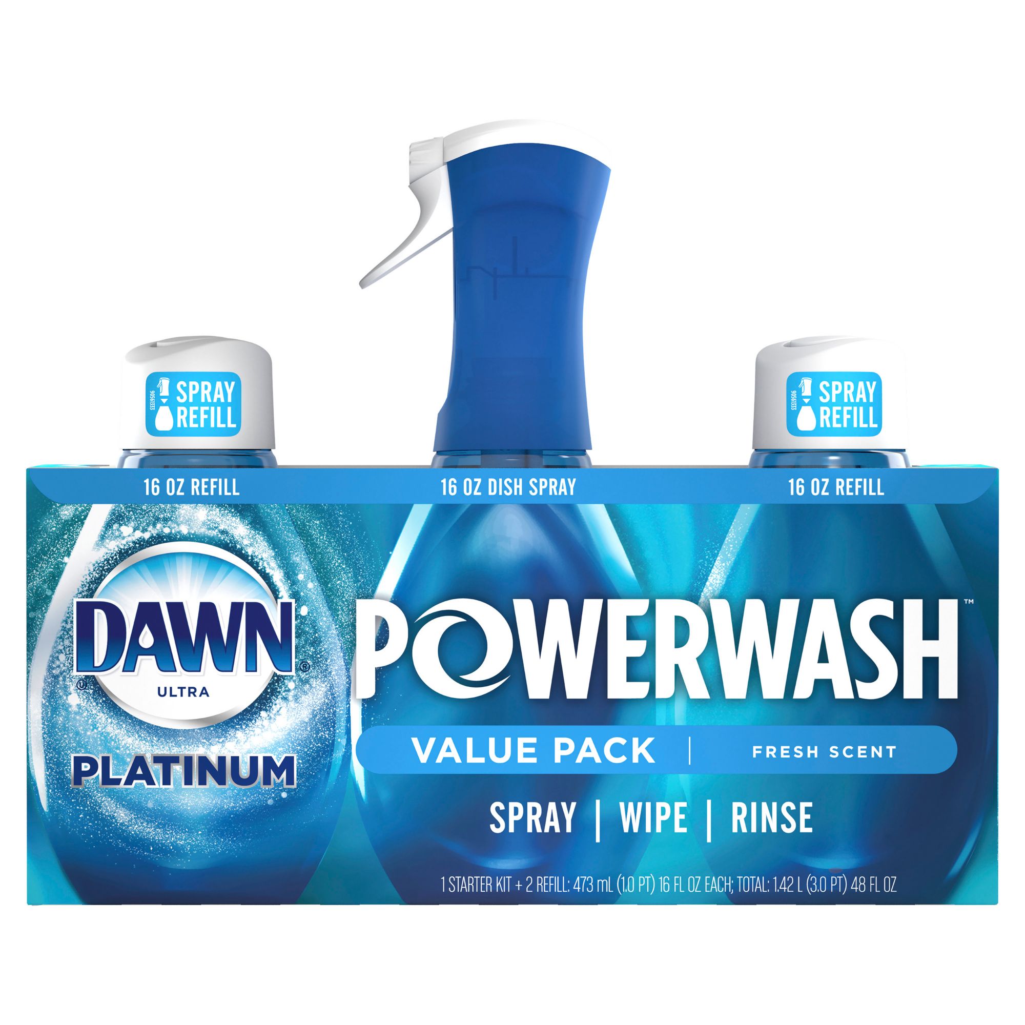 Dawn Platinum Powerwash Fresh Scent Value Pack