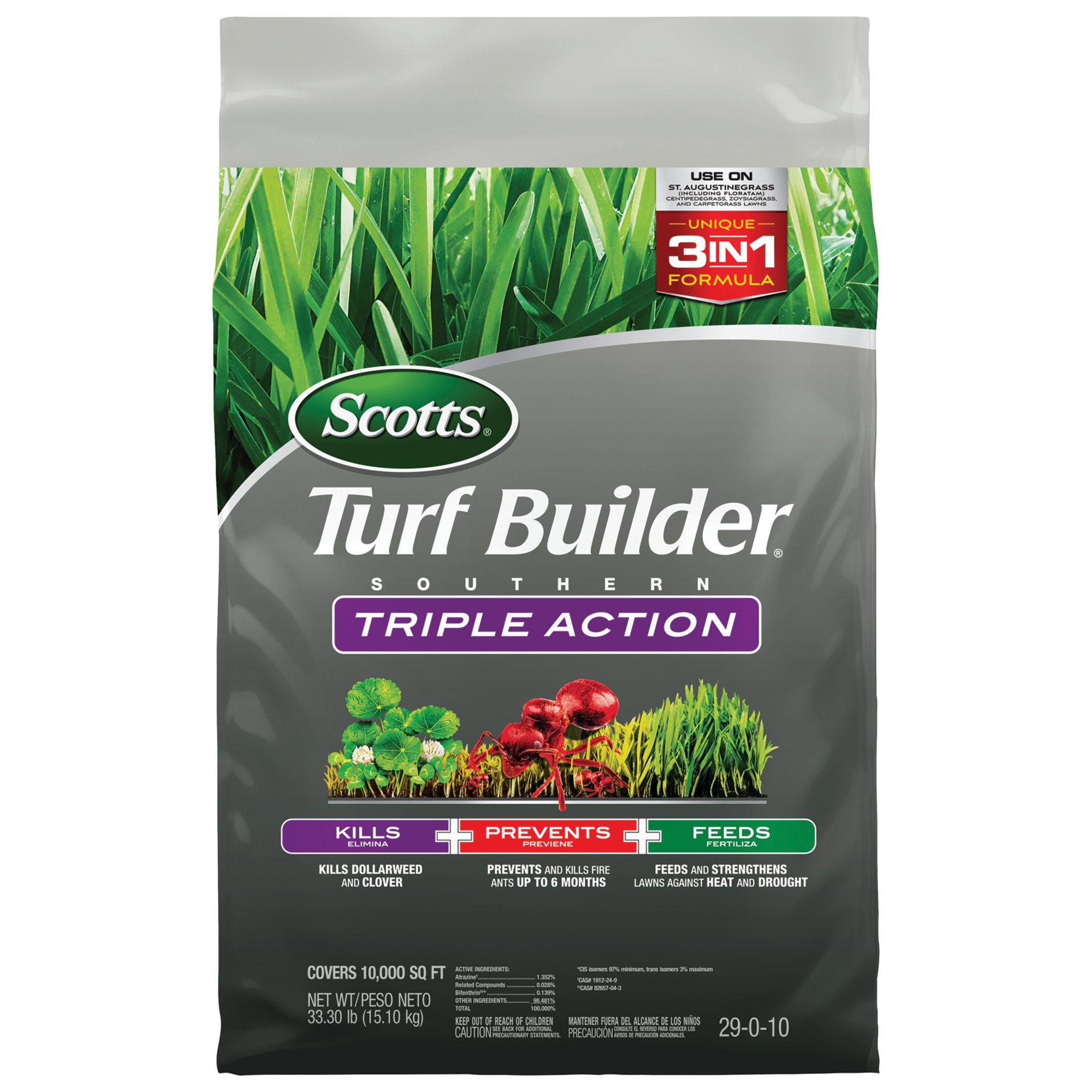 Scotts Turf Builder Southern Triple Action, 10M