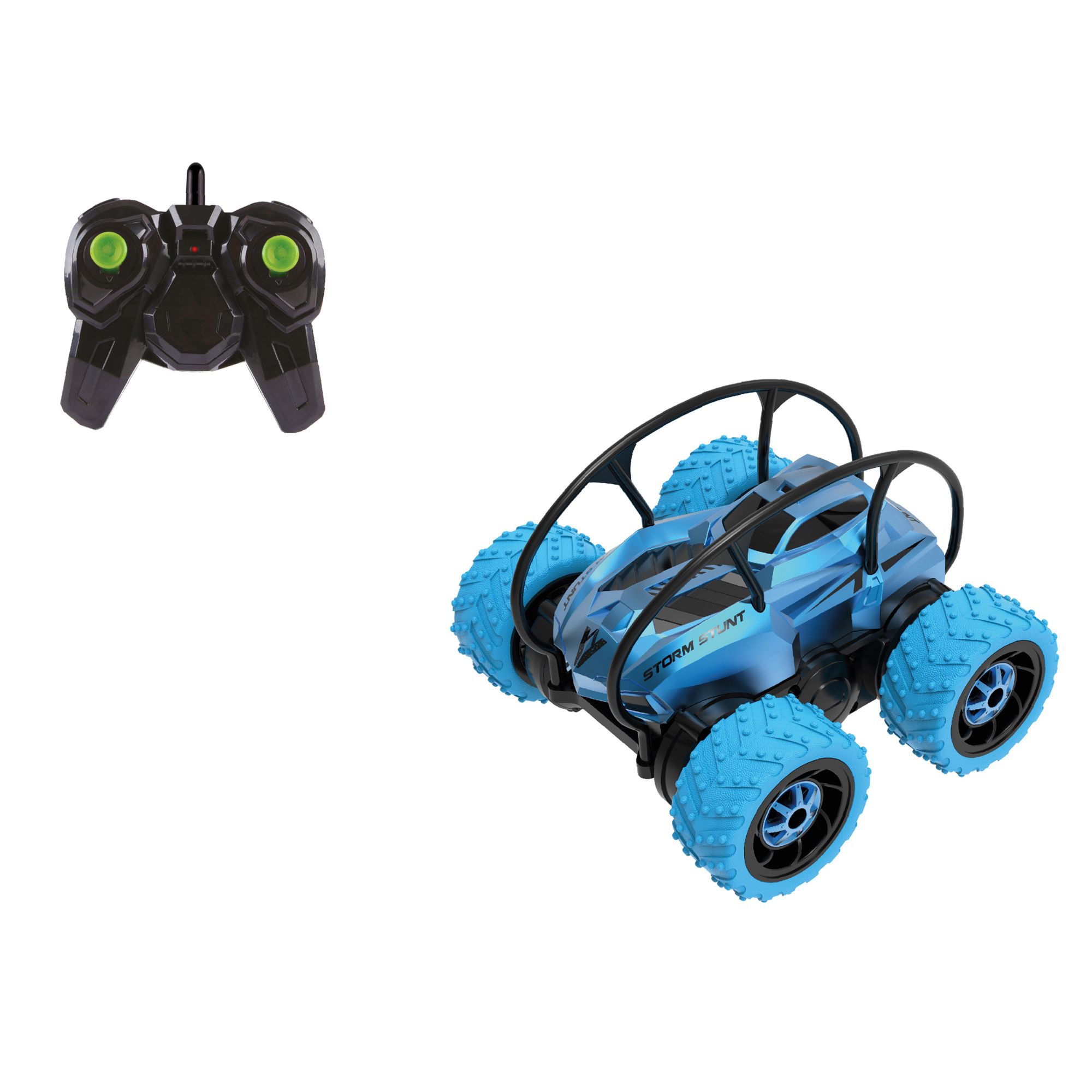 Rev-Volt Four Wheel Stunt RC Vehicle - Blue