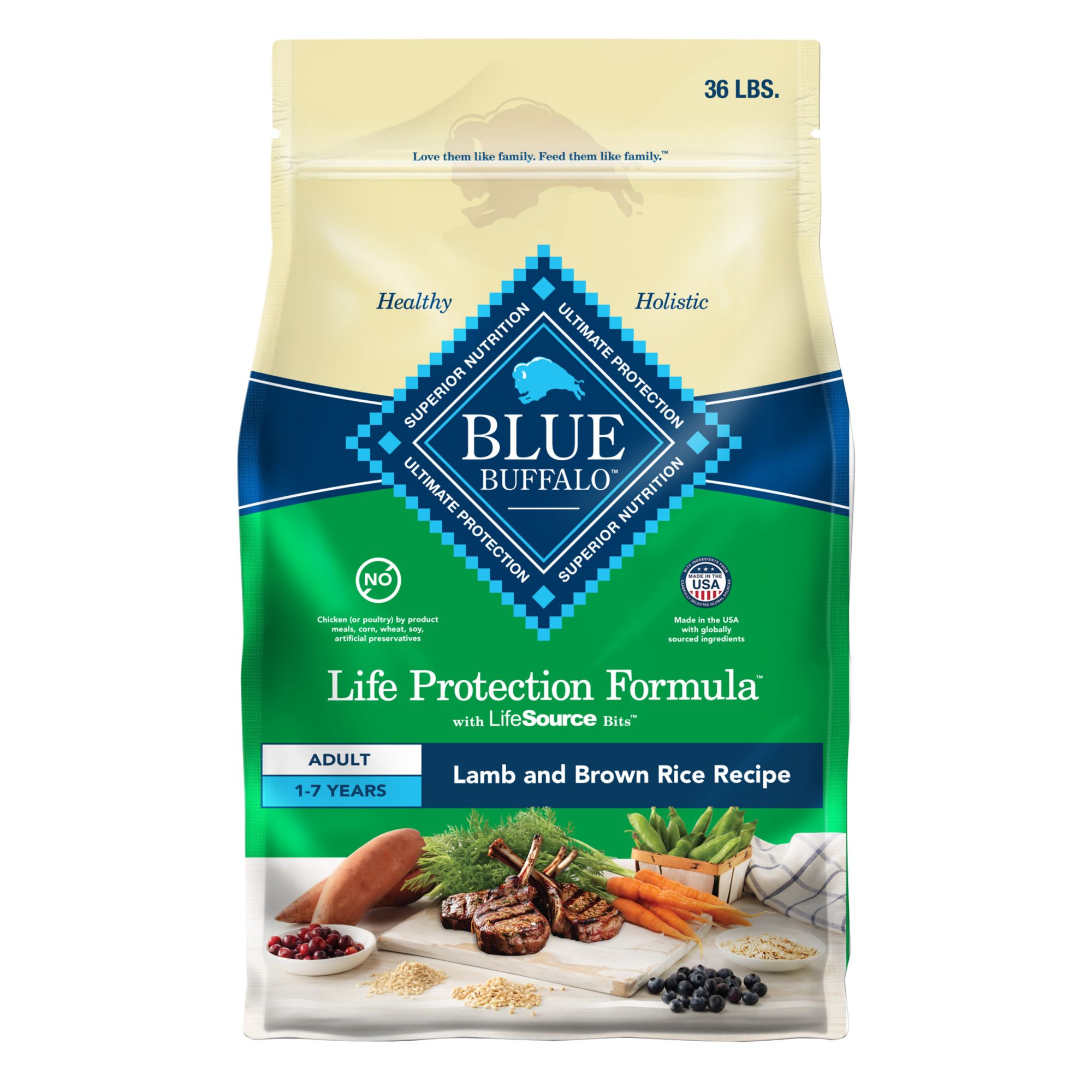 Blue diamond outlet dog food