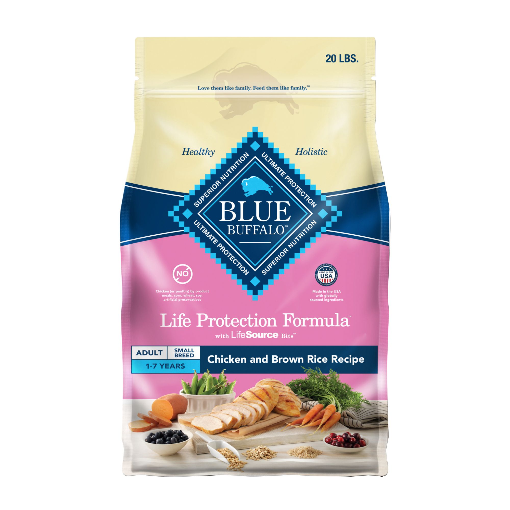 Blue diamond store senior dog food