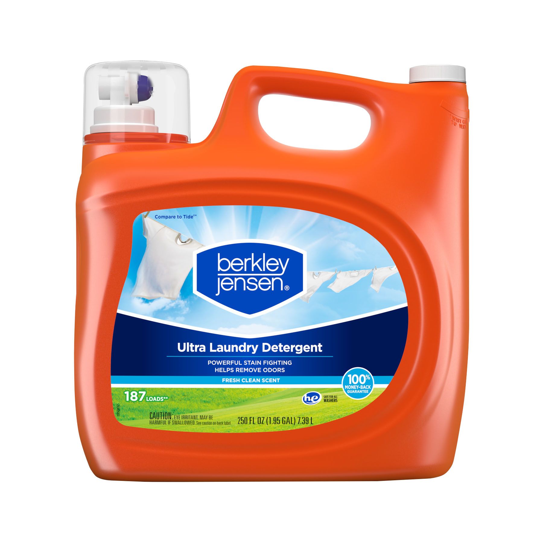 Berkley Jensen Liquid Laundry Detergent, Original Fresh Scent, 200