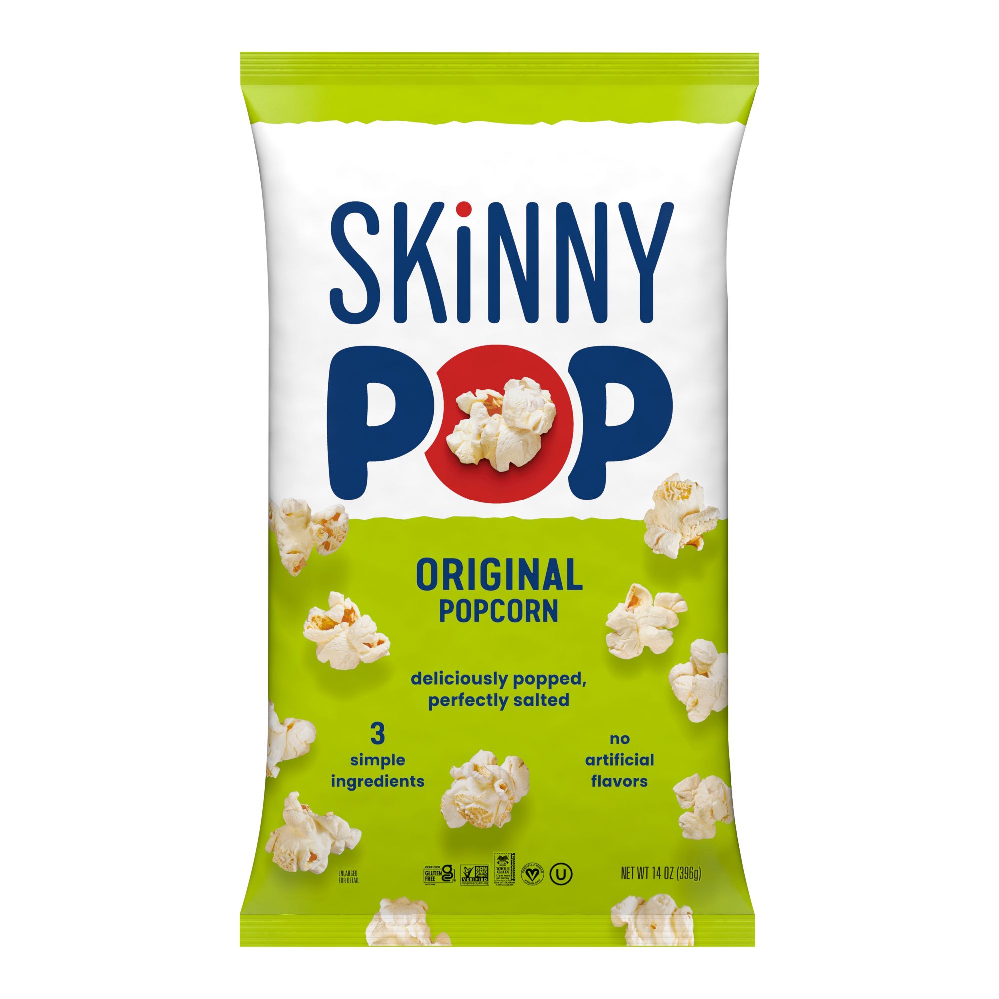 SkinnyPop Skinny Pop 100 Calorie Popcorn Snack, 0.65 oz, 28 Count - Non  GMO, Gluten Free, On-the-Go Snacking in the Snacks & Candy department at