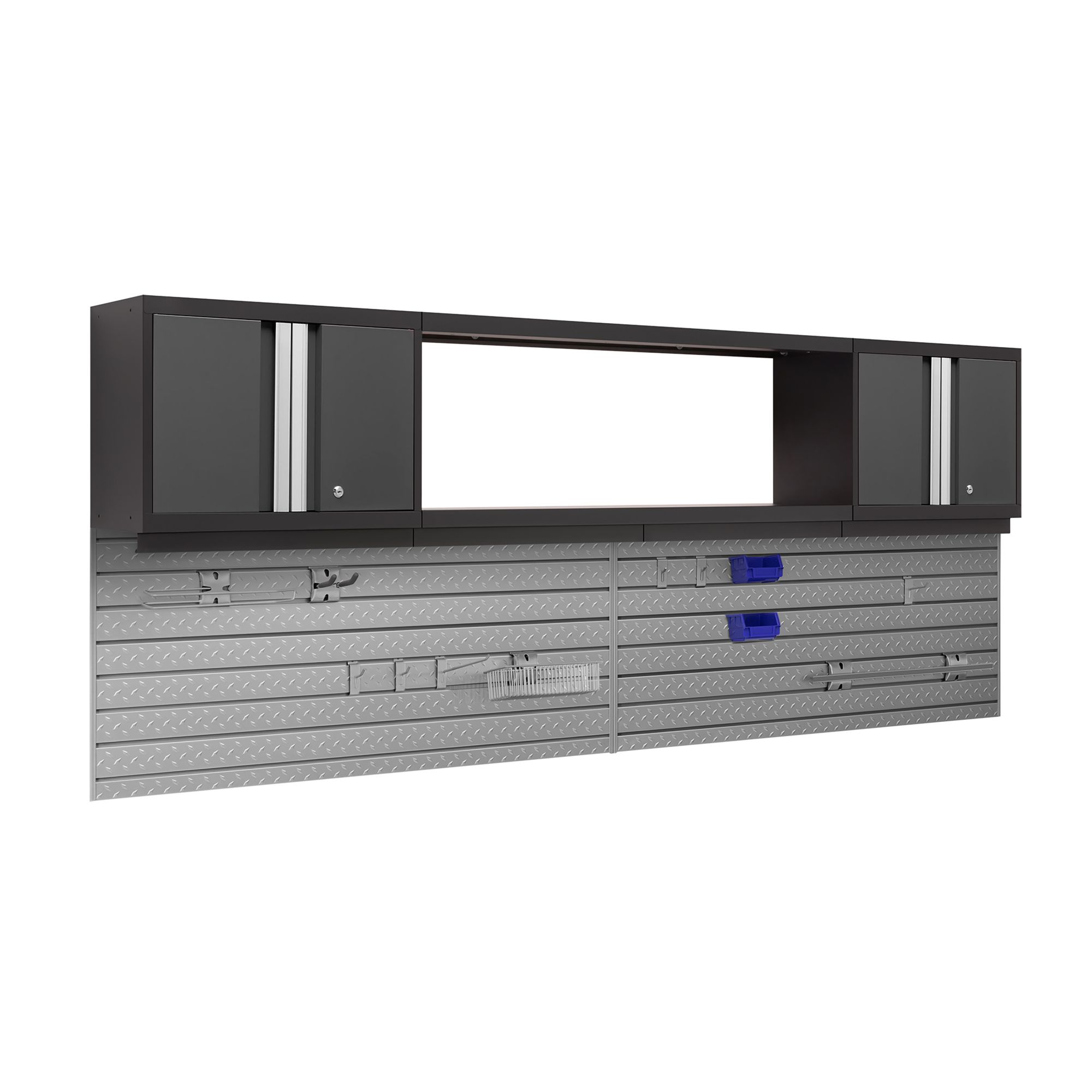 Newage Products Bold Series 3 0 2 Pc Cabinet Set Gray Bjs