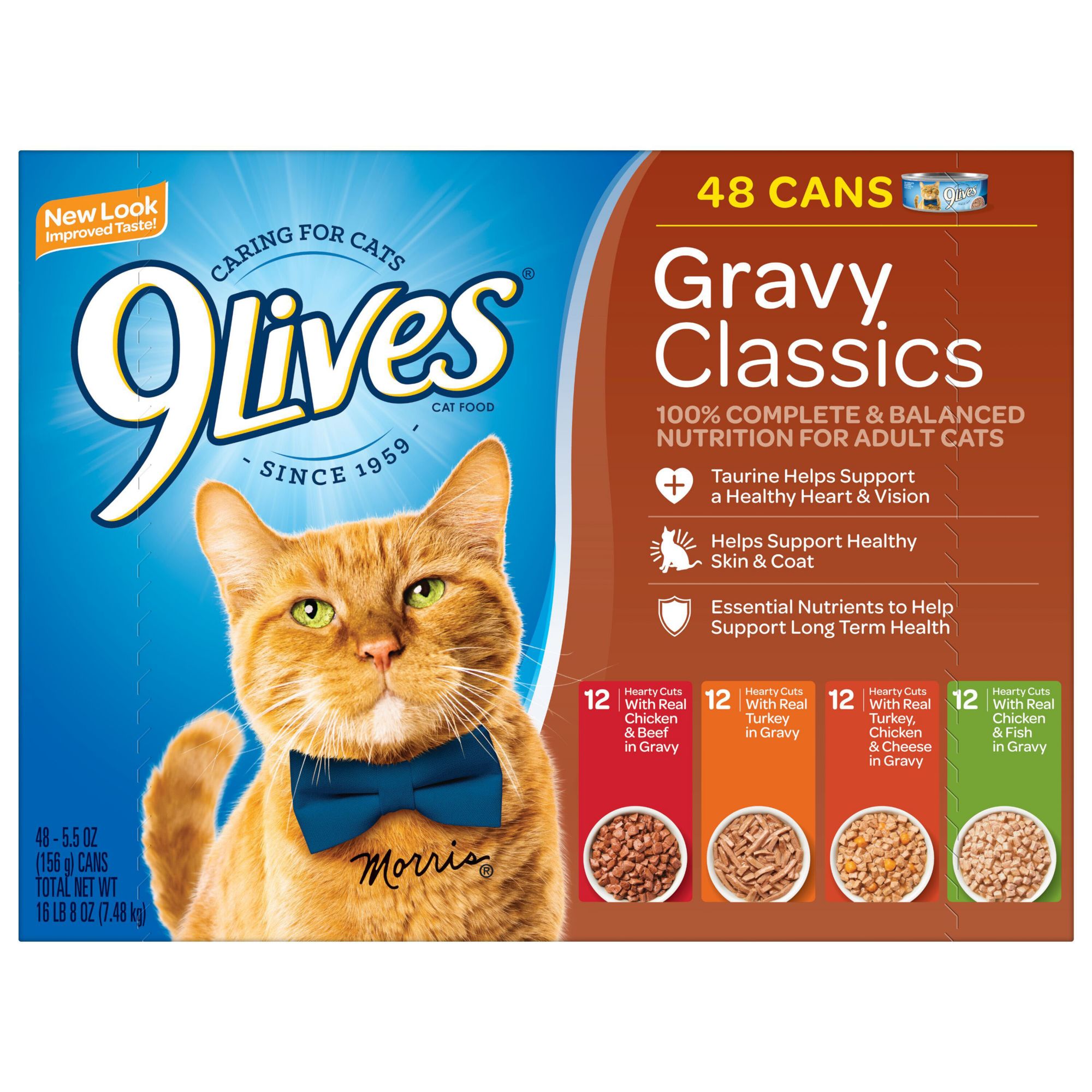 9 Lives Gravy Classics Variety Pack Cat Food