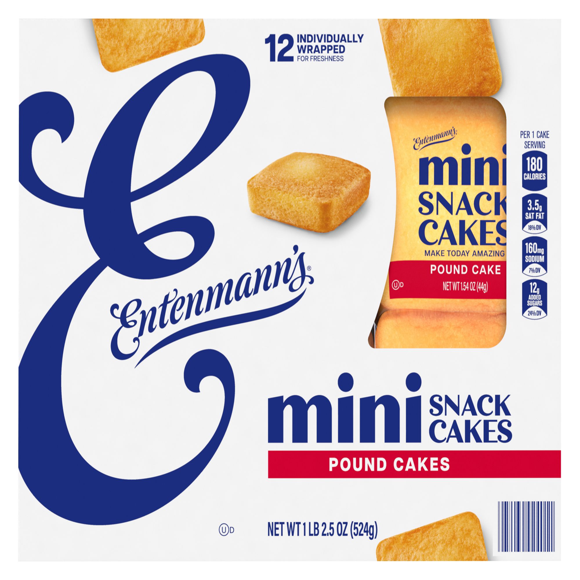 Entenmanns Mini Pound Cake, 12 ct.