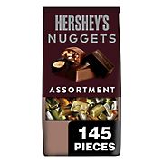 Hershey's Nuggets Snack Size Milk & Dark Chocolate Candy Bars, 145 pk./52 oz.