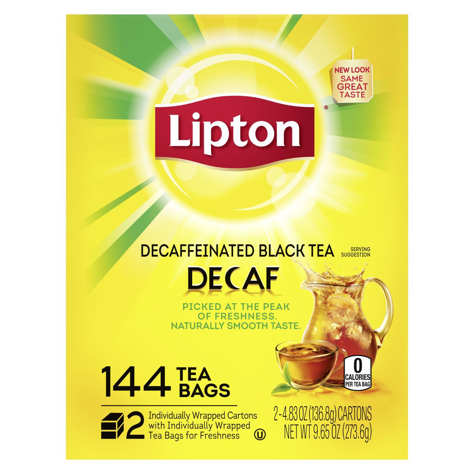  Lipton Tea Bags, Black Tea, Iced or Hot Tea, Can Support Heart  Health, 312 Tea Bags : Black Teas : Grocery & Gourmet Food