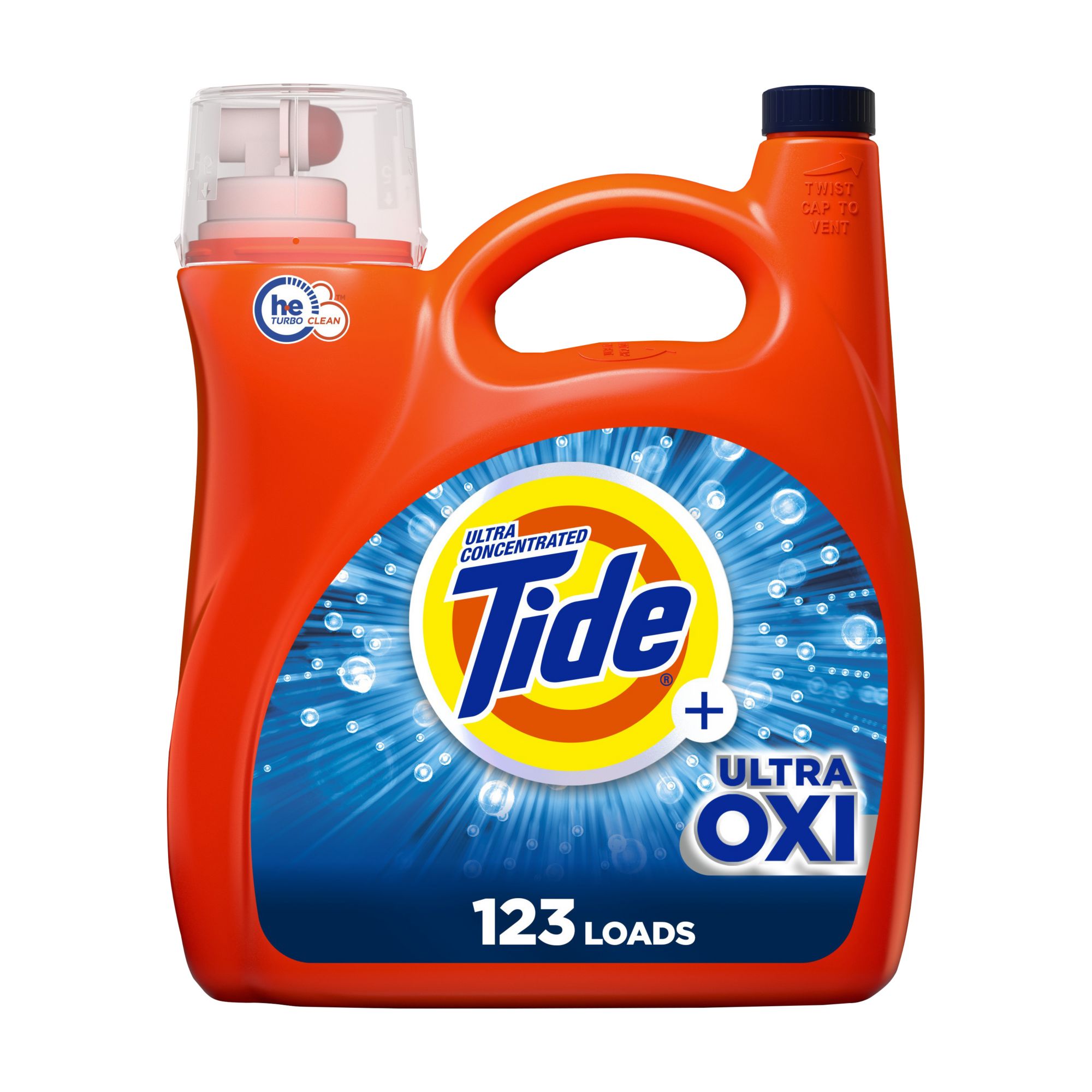 When your liquid laundry detergent is finished, pull out the spout